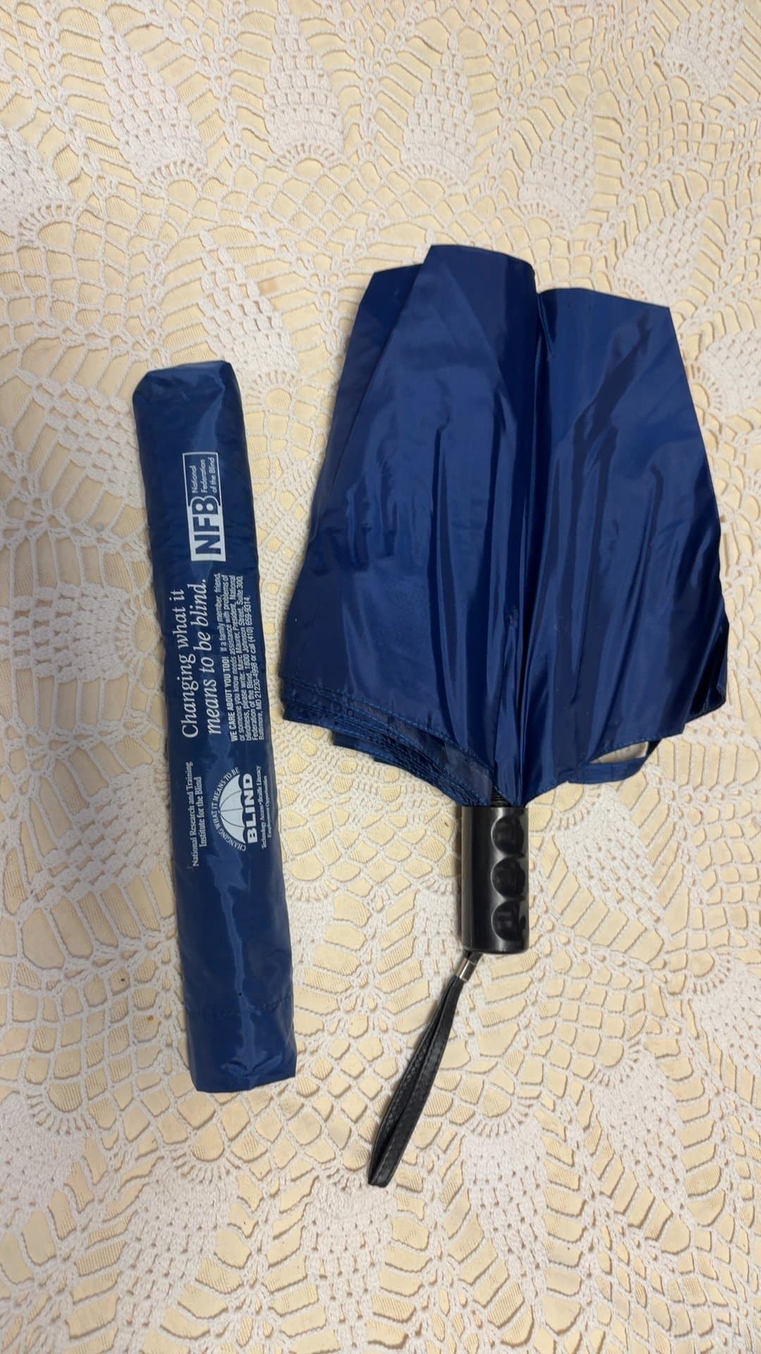 NFB Blue Compact Umbrella - Image 1