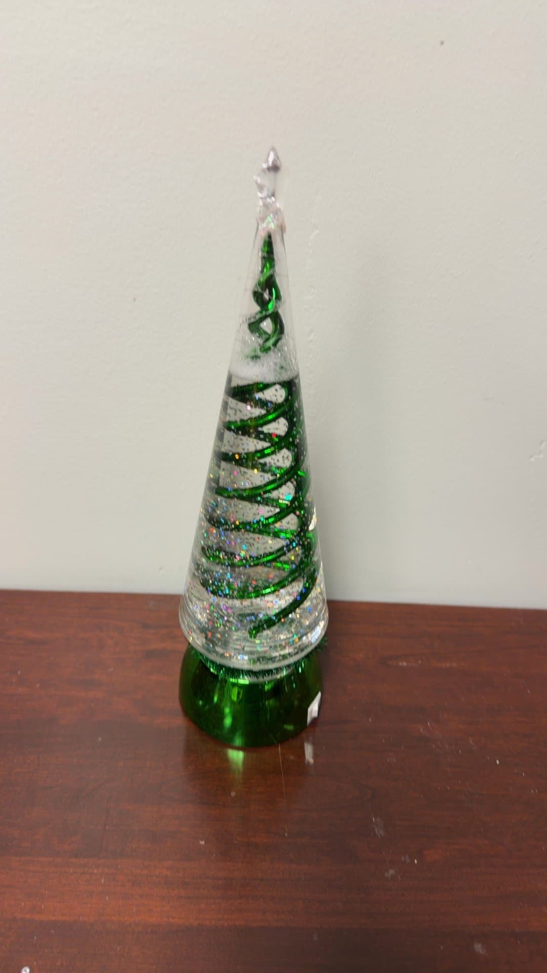 Glass Christmas Tree Decoration - Image 1