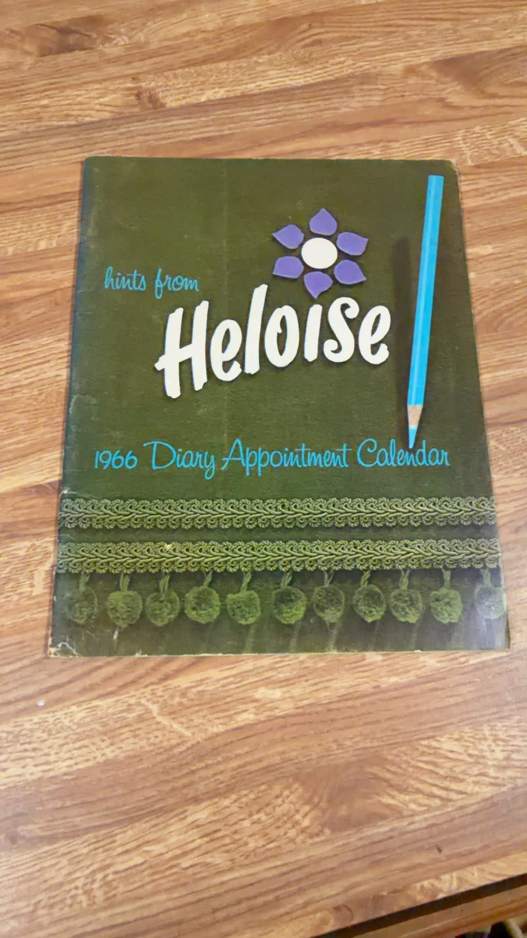 Hints from Heloise 1966 Diary Appointment Calendar - Image 1