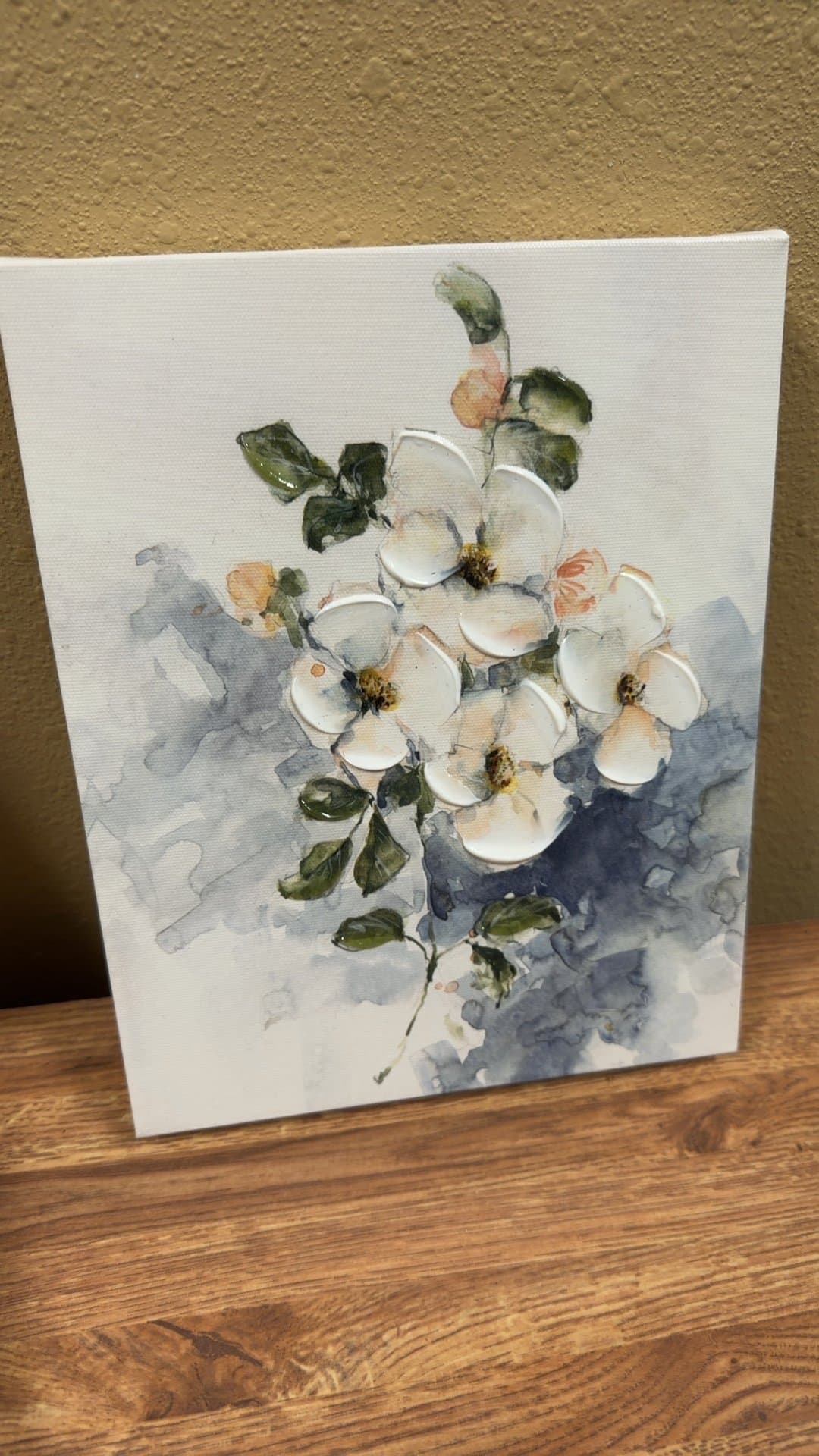 Floral Canvas Painting - Image 1