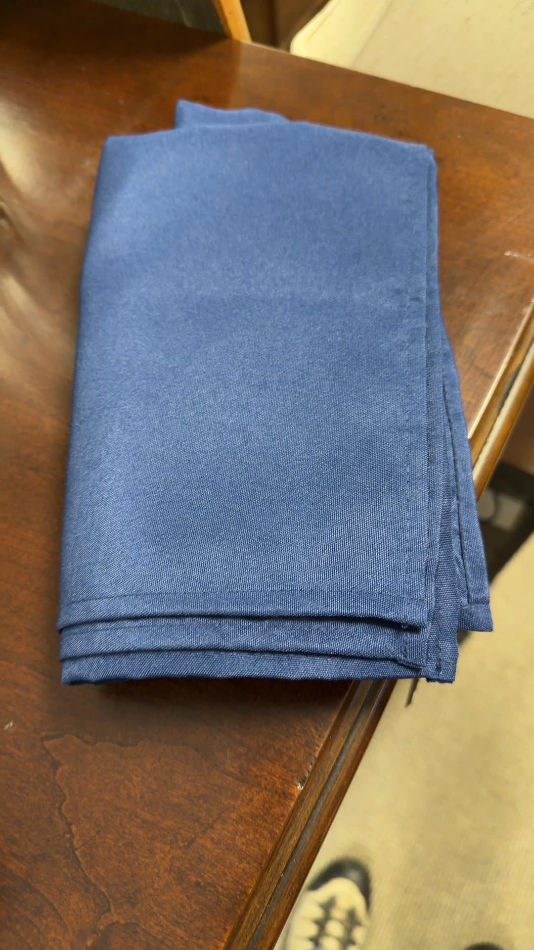 Set of 4 Blue Cloth Napkins - Image 1
