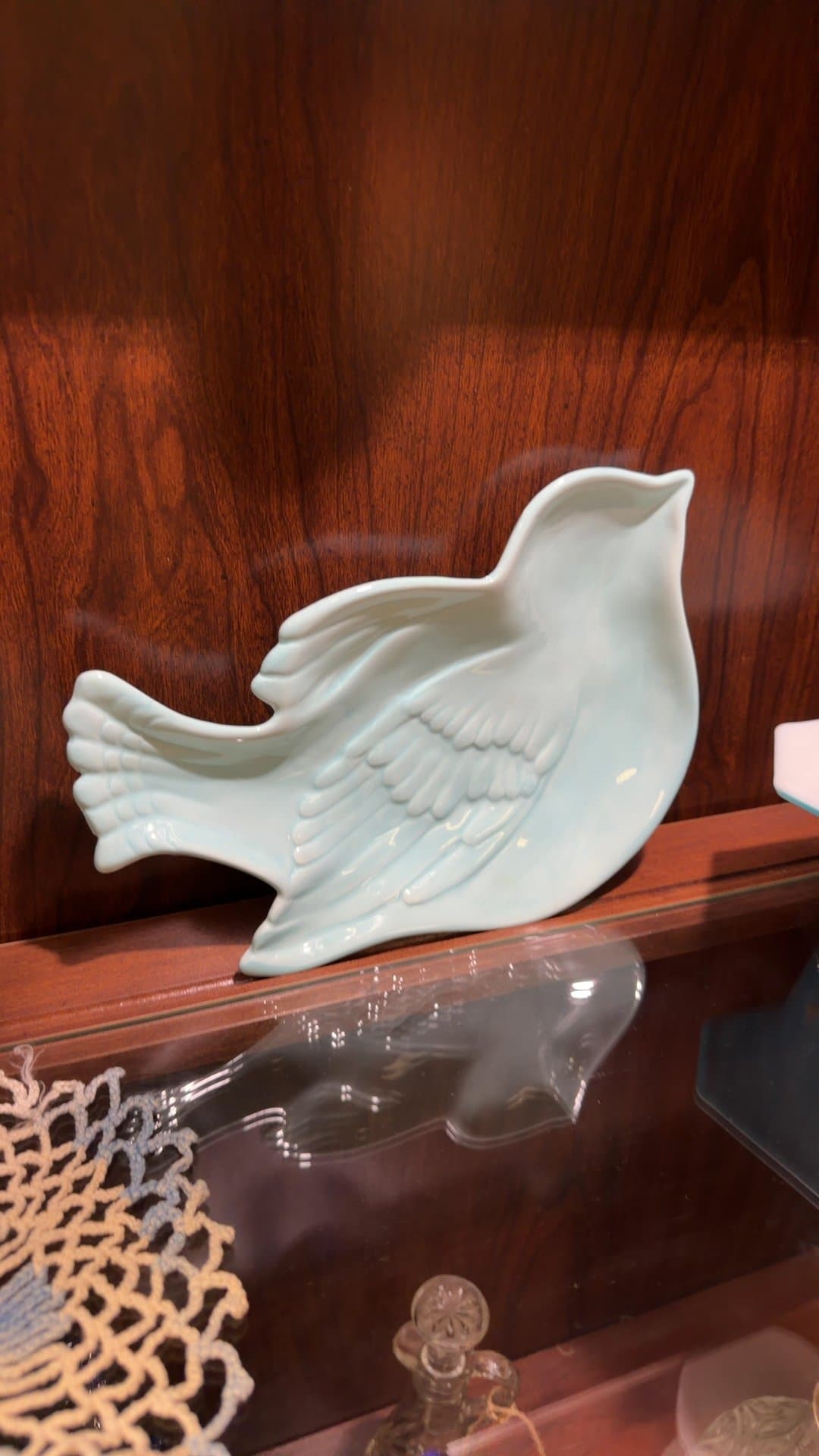 Magenta Exclusive Blue Bird Ceramic Wall Decor - Image 1