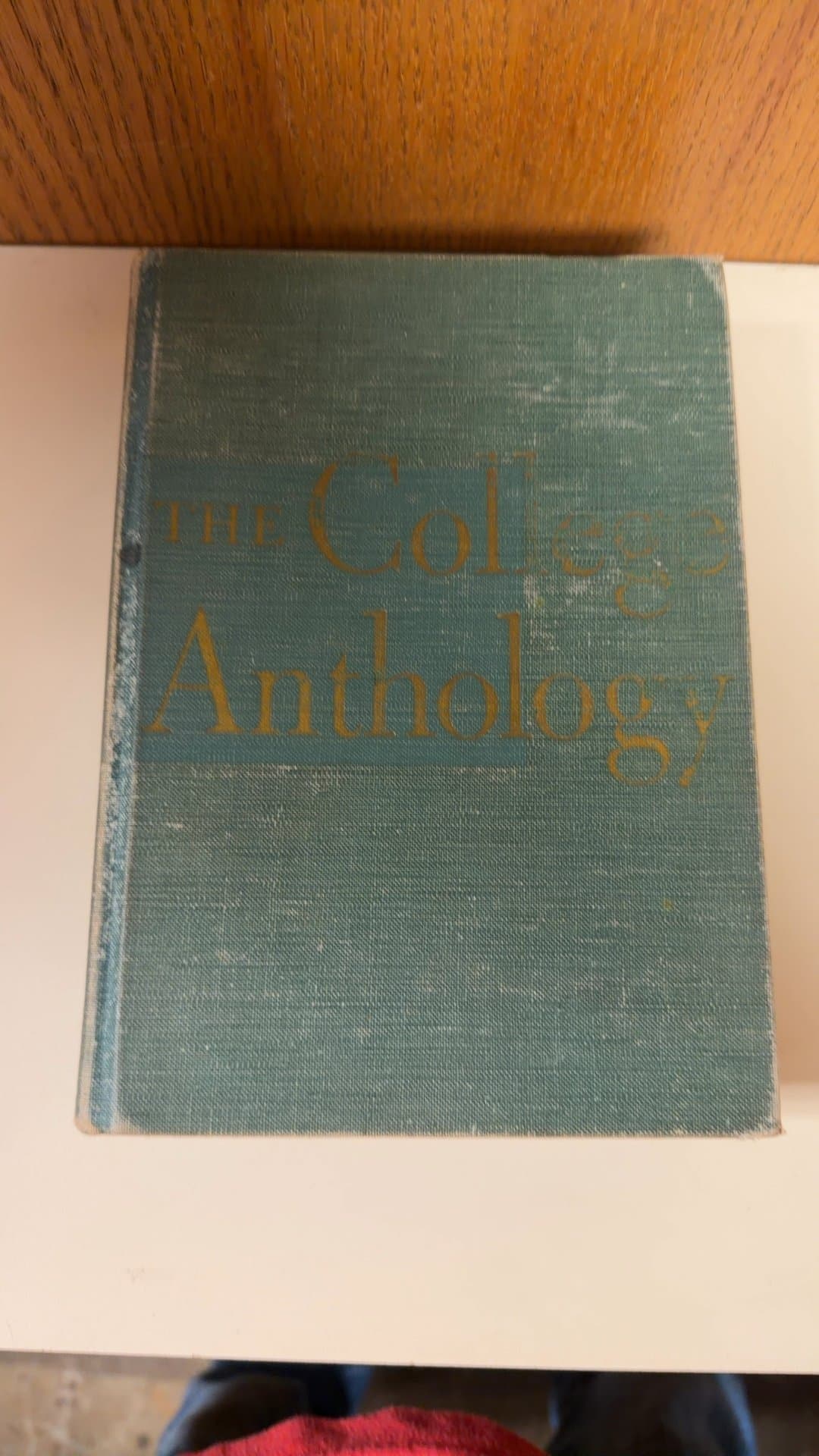 The College Anthology Book - Image 1