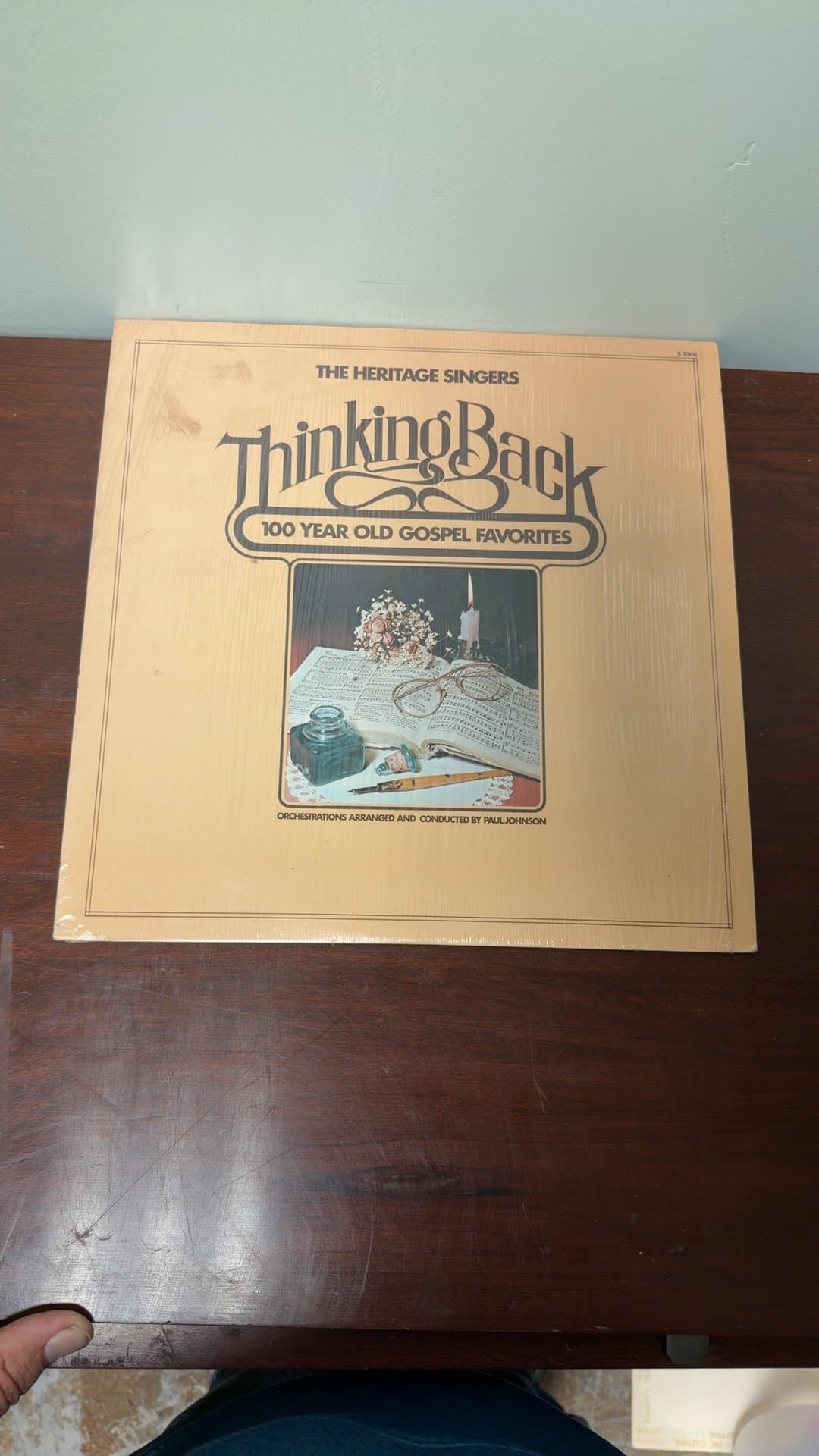 The Heritage Singers - Thinking Back: 100 Year Old Gospel Favorites Vinyl Record - Image 1