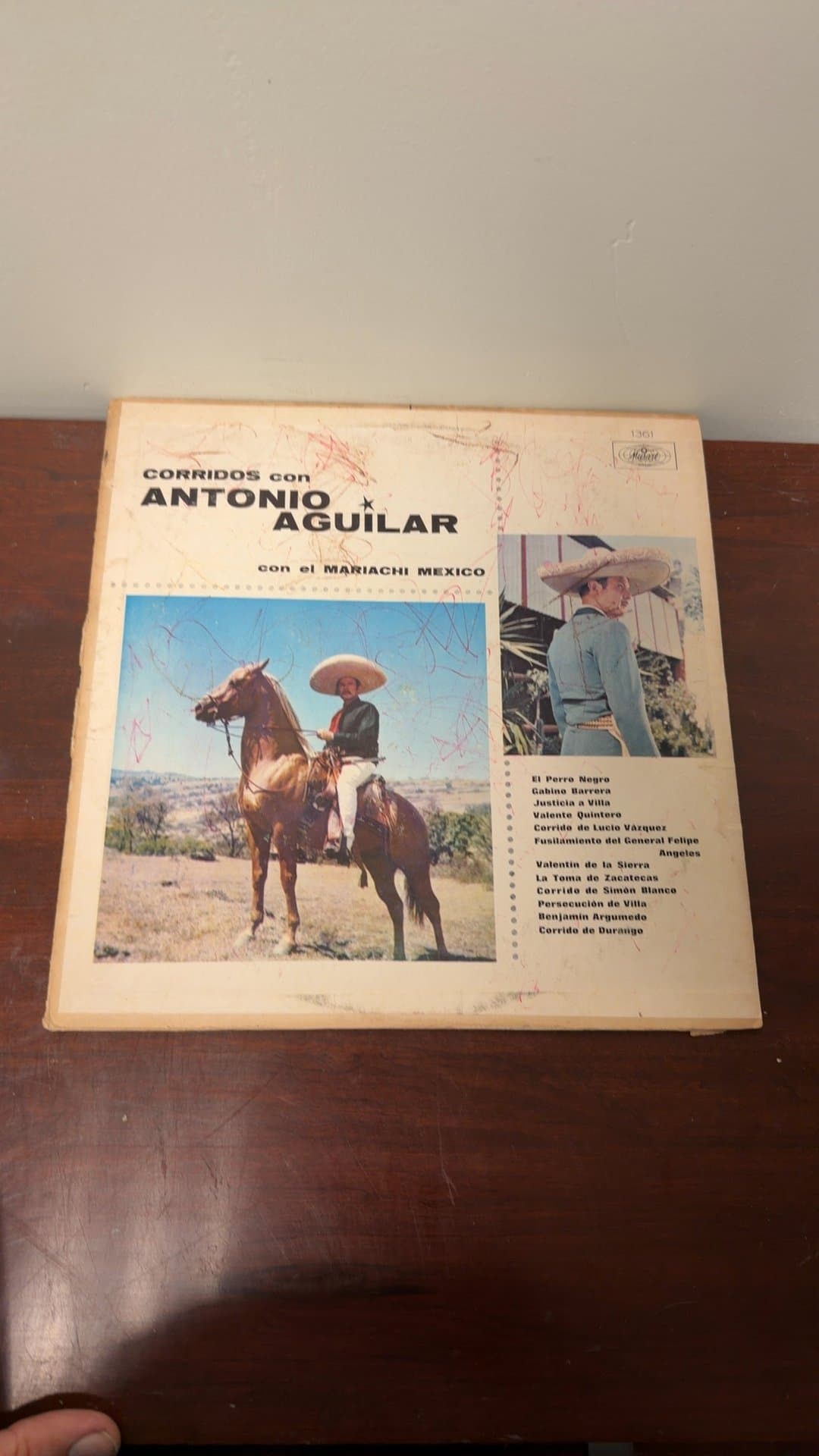 Corridos con Antonio Aguilar Vinyl Record - Image 1