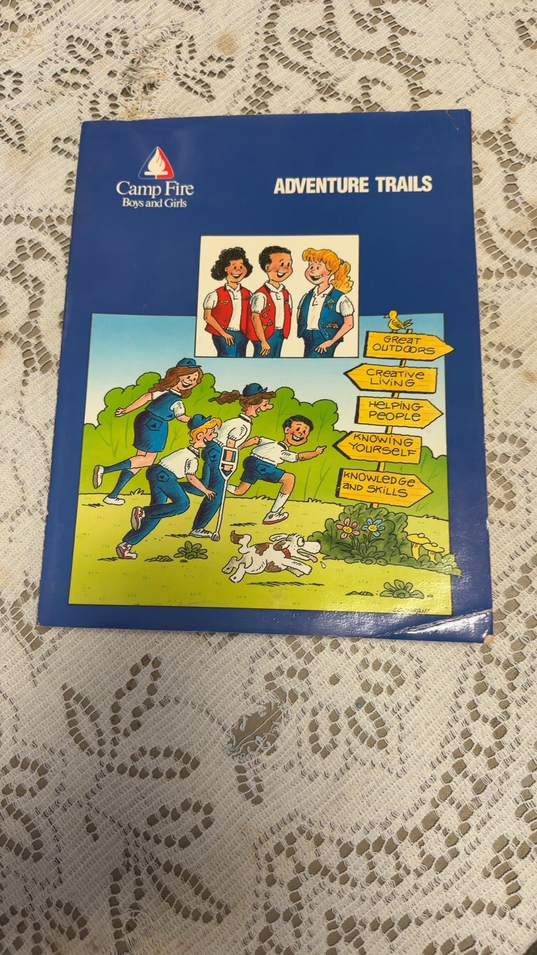 Camp Fire Boys and Girls Adventure Trails Booklet - Image 1