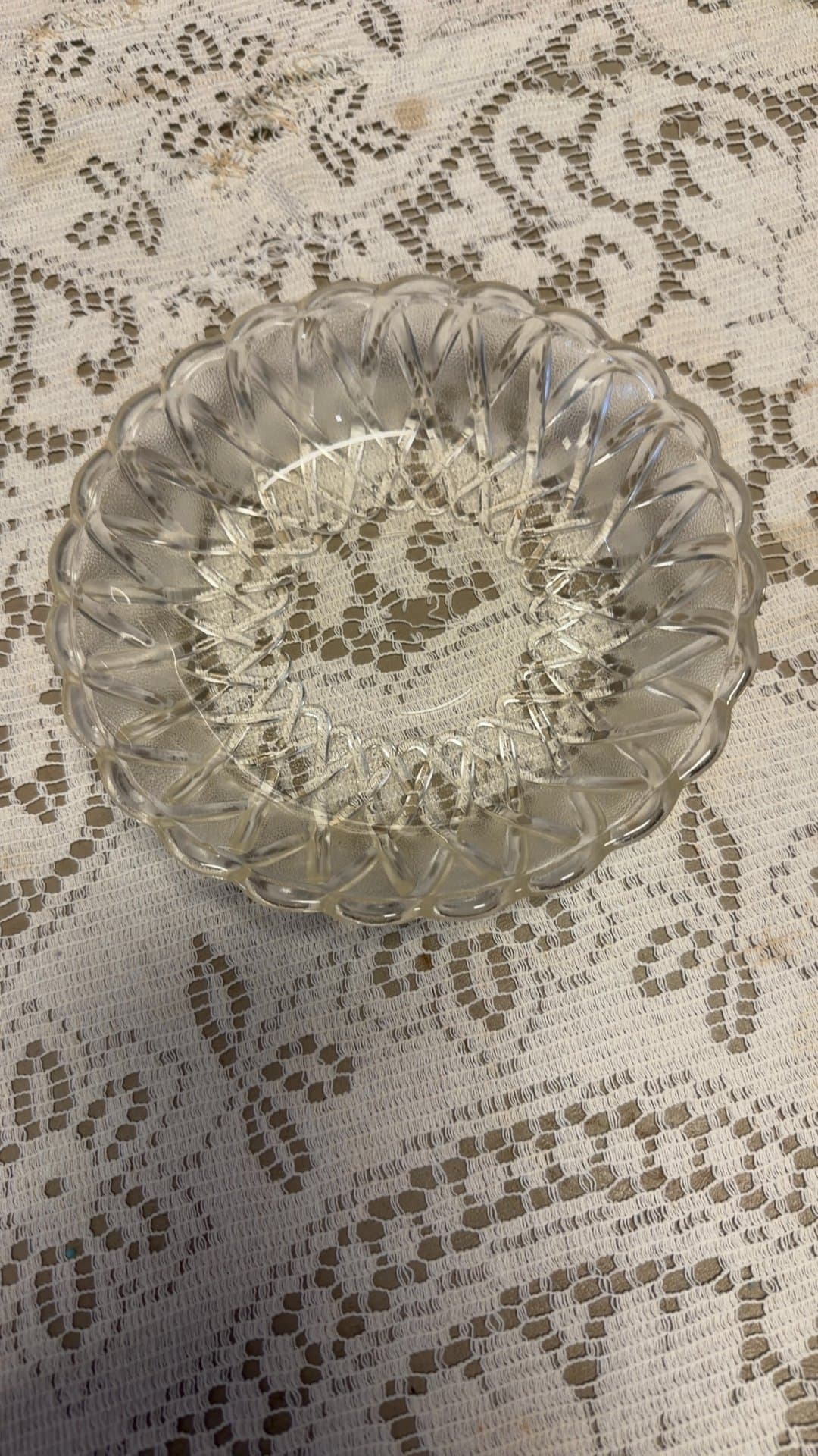 Vintage Glass Candy Dish - Image 1