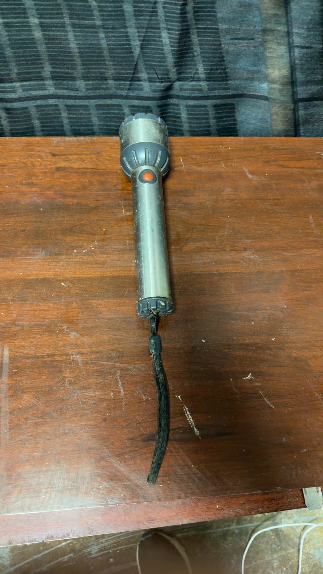 Vintage Metal Flashlight - Image 1