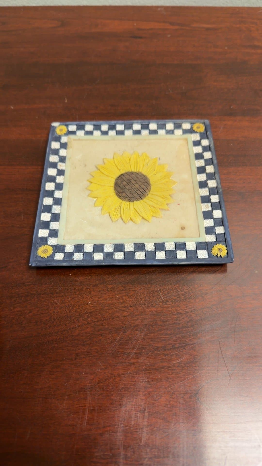 Sunflower Decorative Tile - Image 1