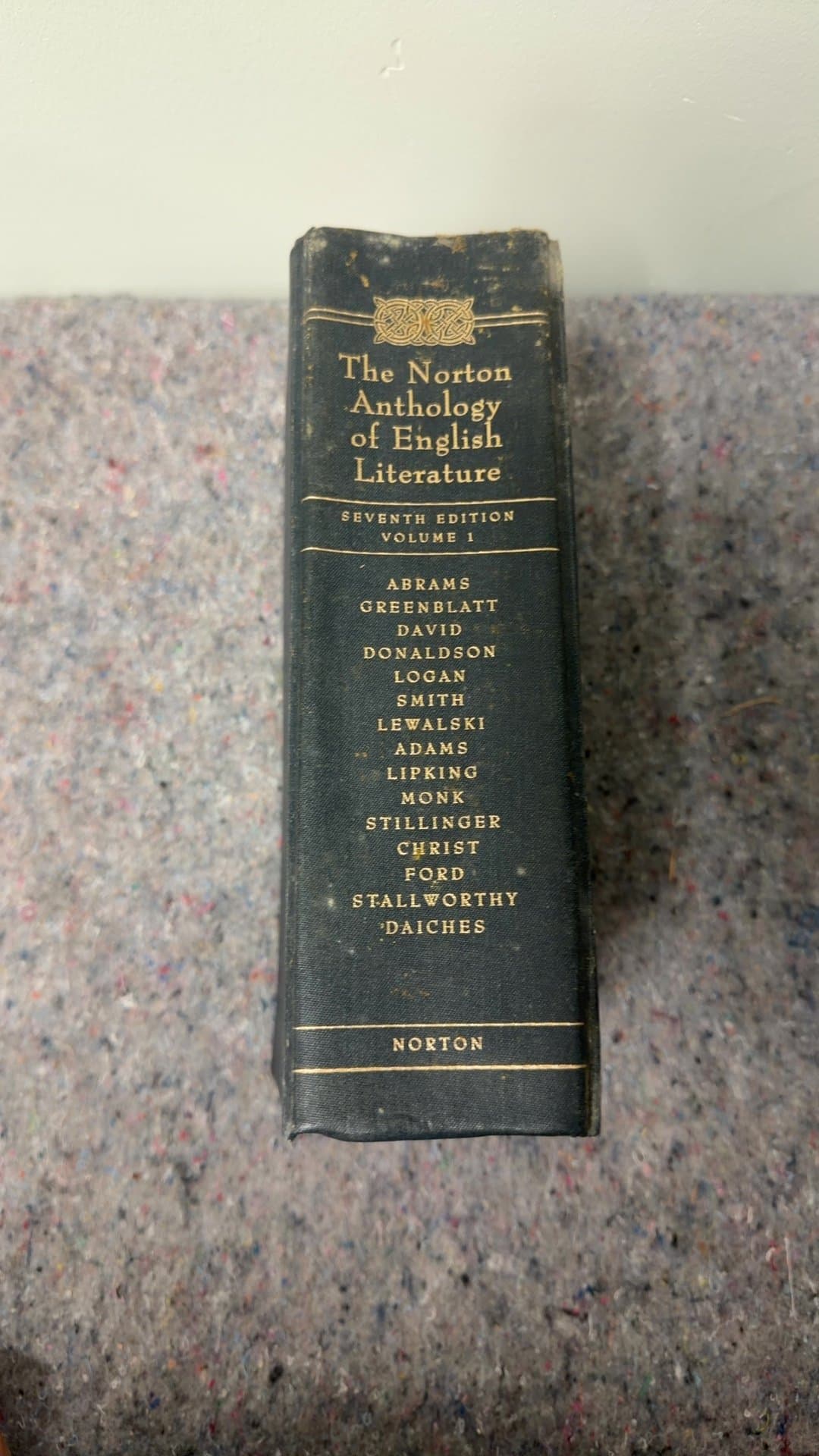 The Norton Anthology of English Literature, Seventh Edition, Volume 1 - Image 1
