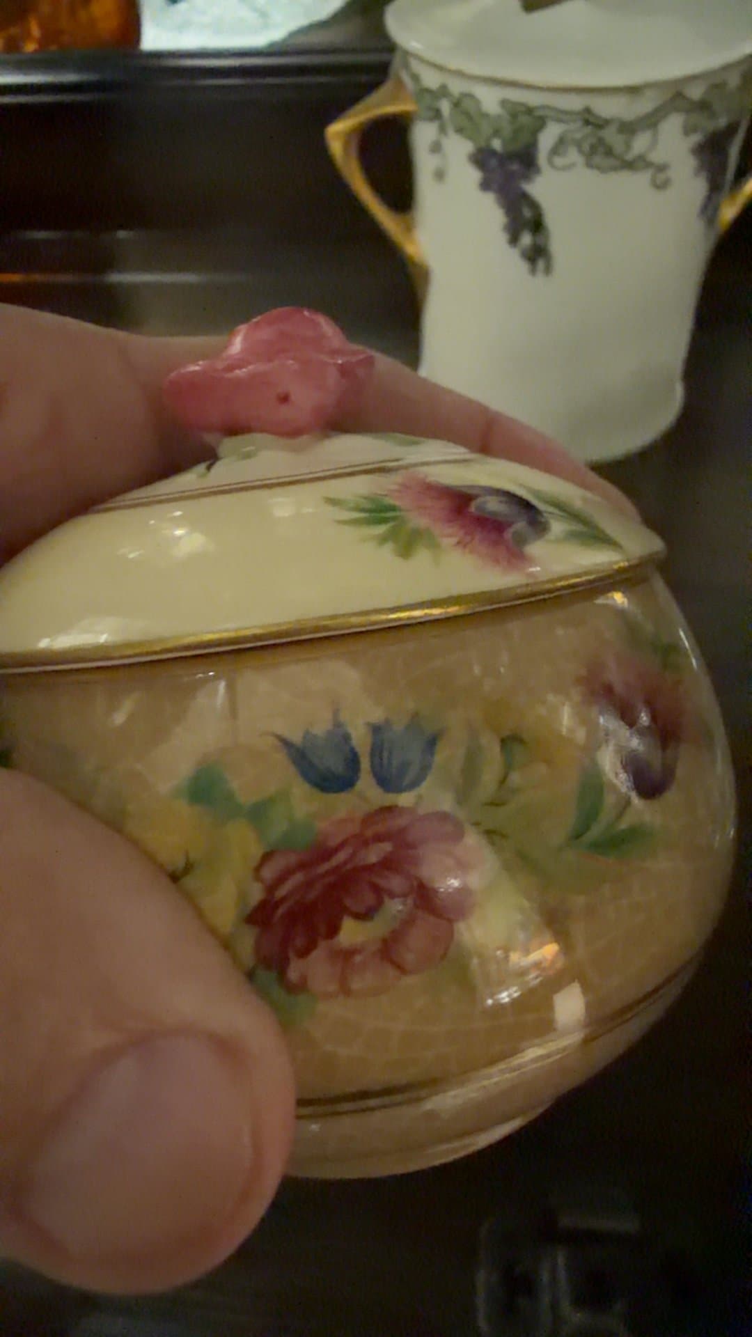 Fondeville Ambassade Ware Floral Trinket Box - Image 1