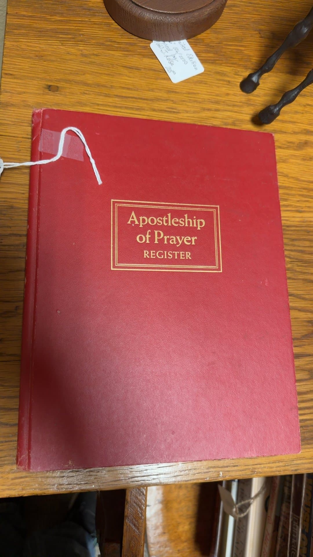 Apostleship of Prayer Register Book - Image 1