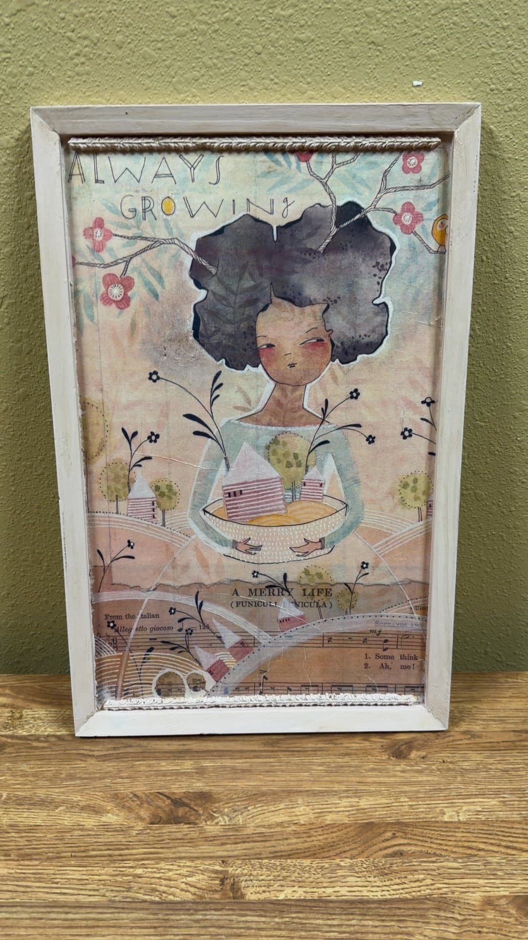 Framed Art Print 'Always Growing' - Image 1