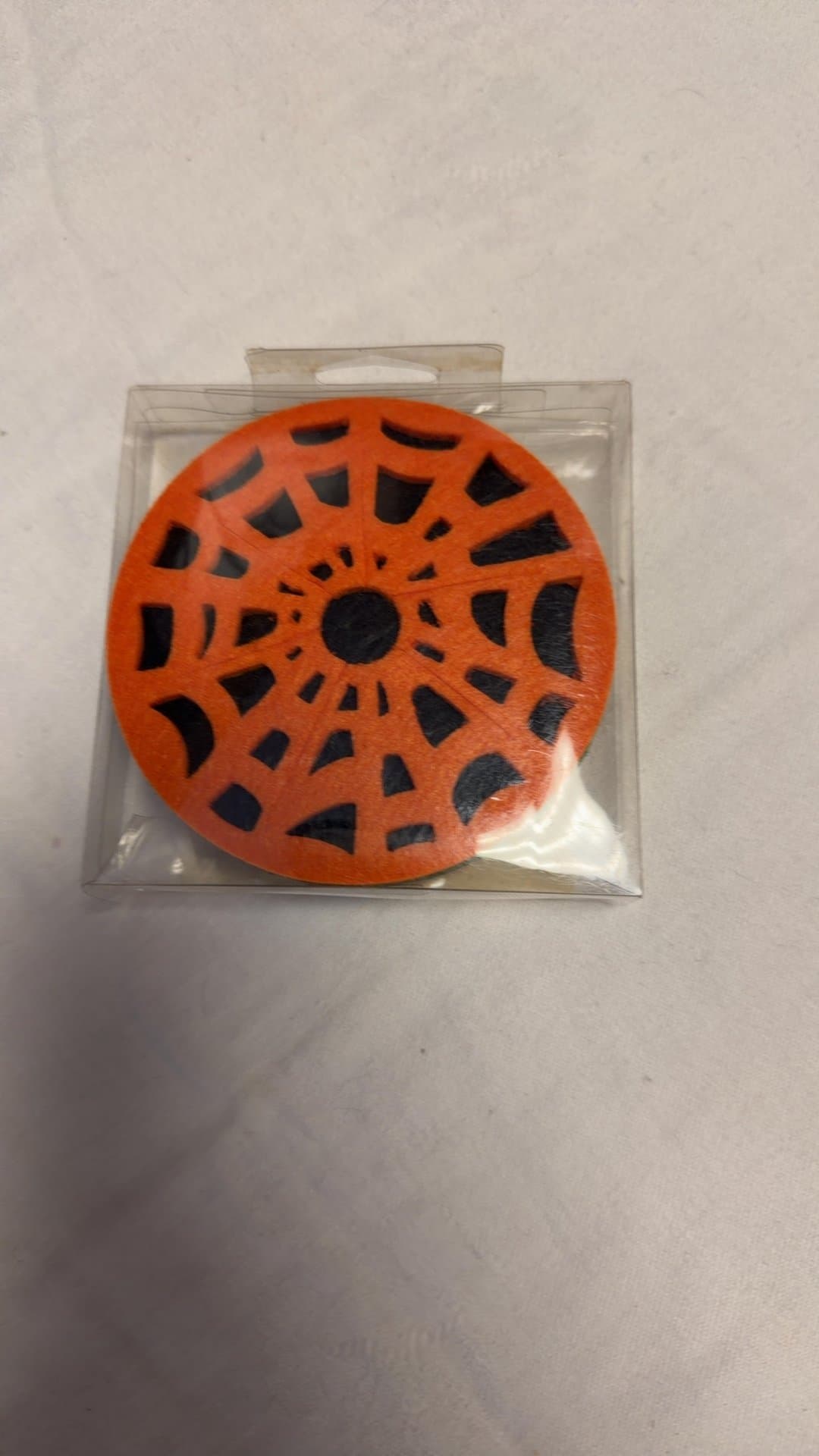 Target Halloween Spiderweb Wine Glass Holders Set of 4 - Image 1