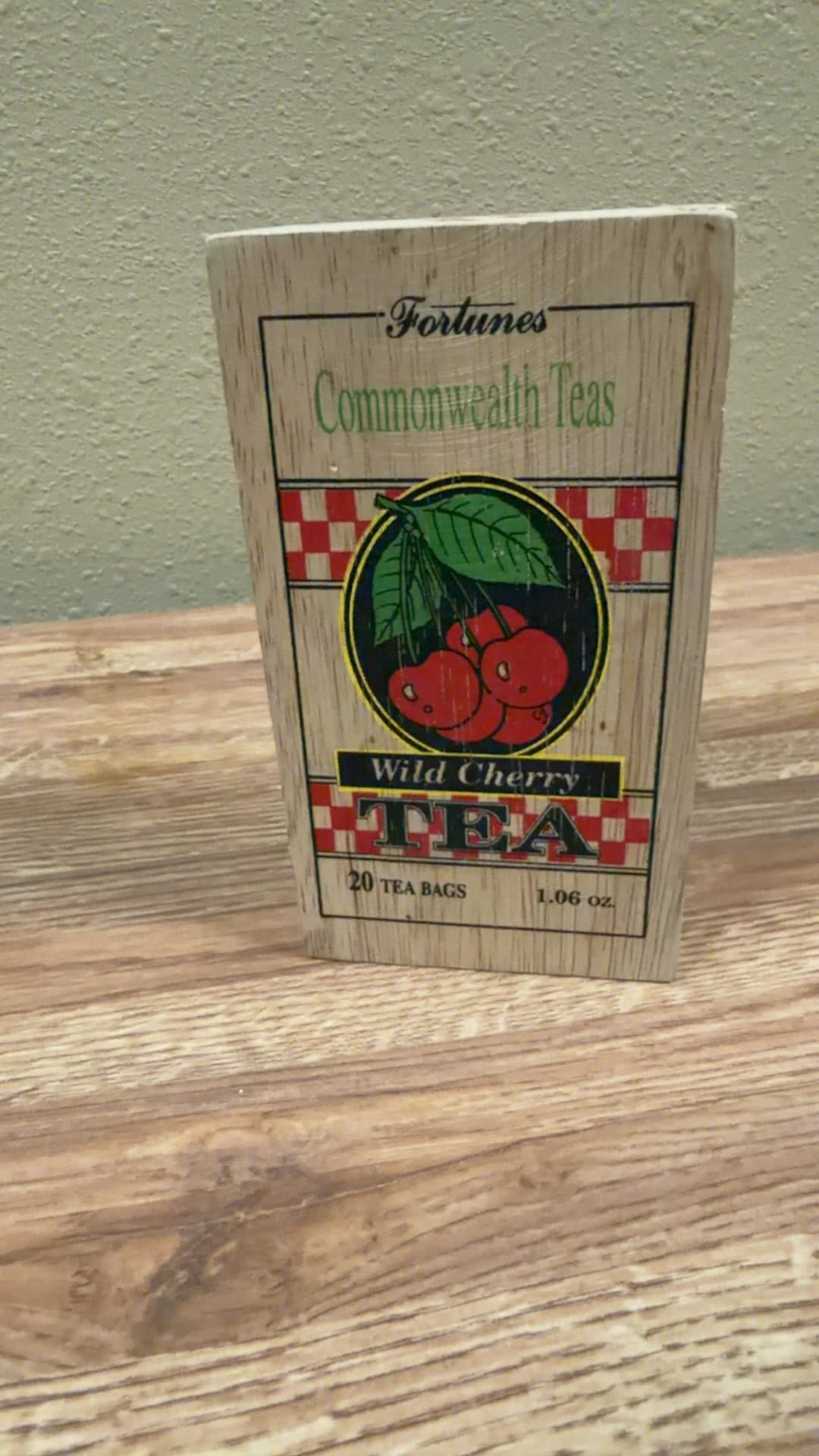 Fortunes Commonwealth Teas Wild Cherry Tea Box - Image 1