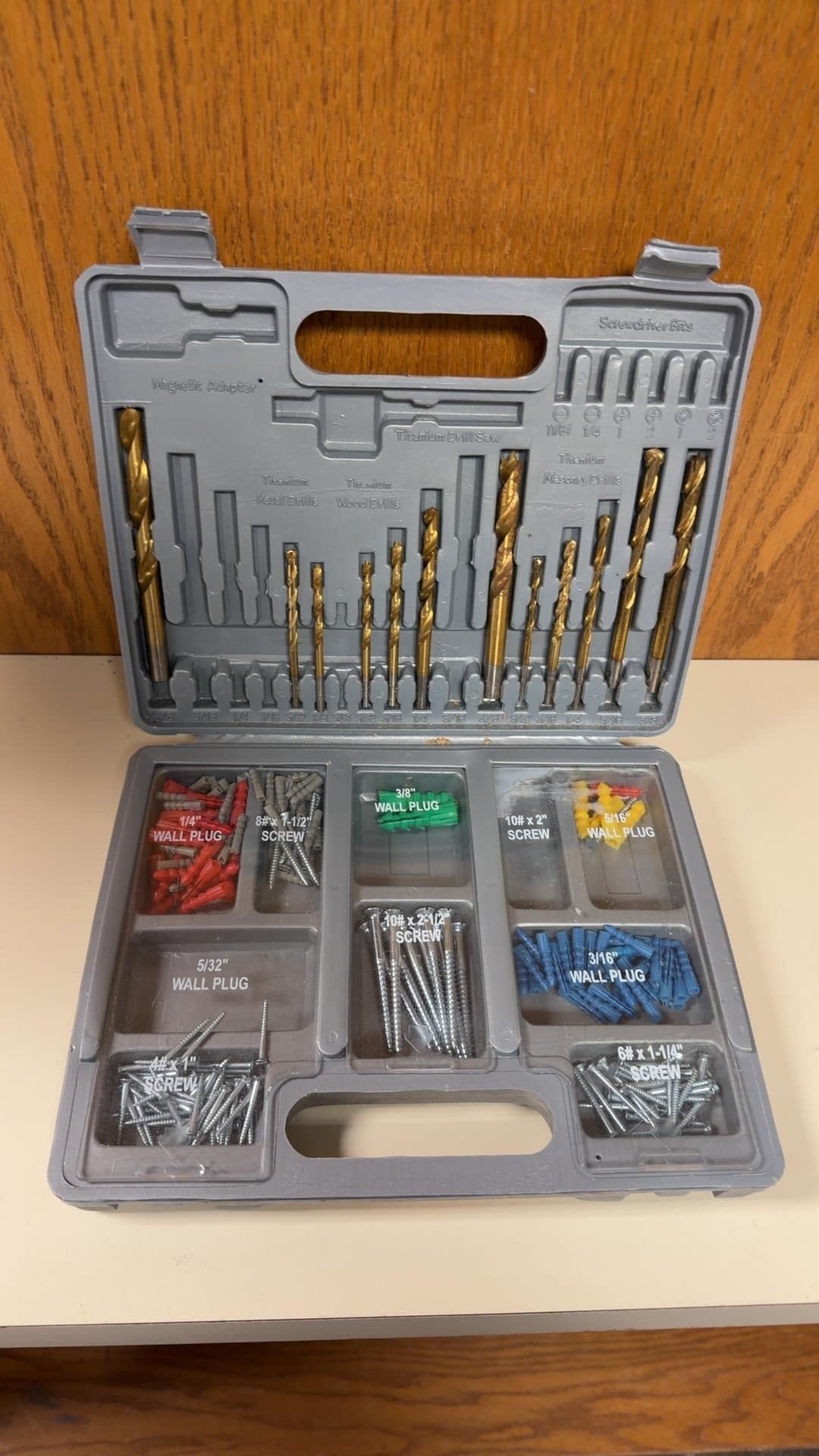 Titanium Drill Bit and Screw Set - Image 1
