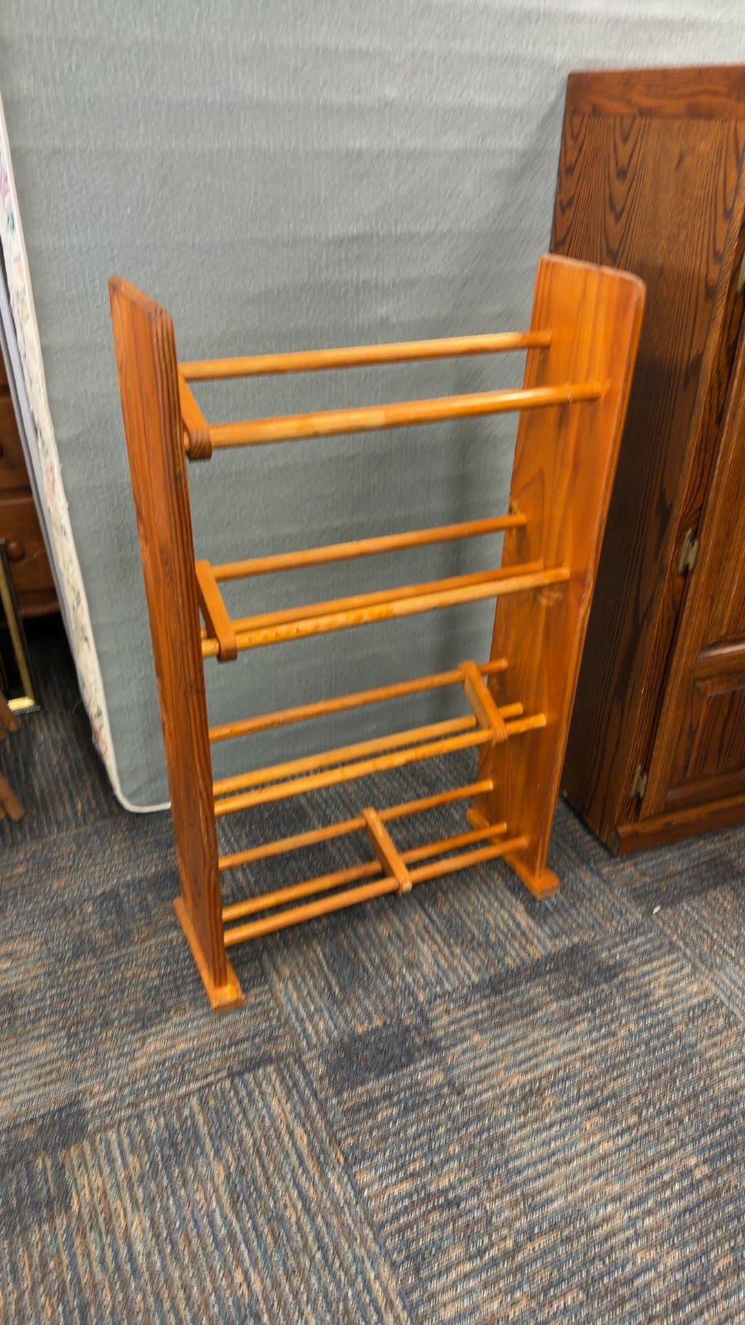 Wooden Quilt Rack - Image 1