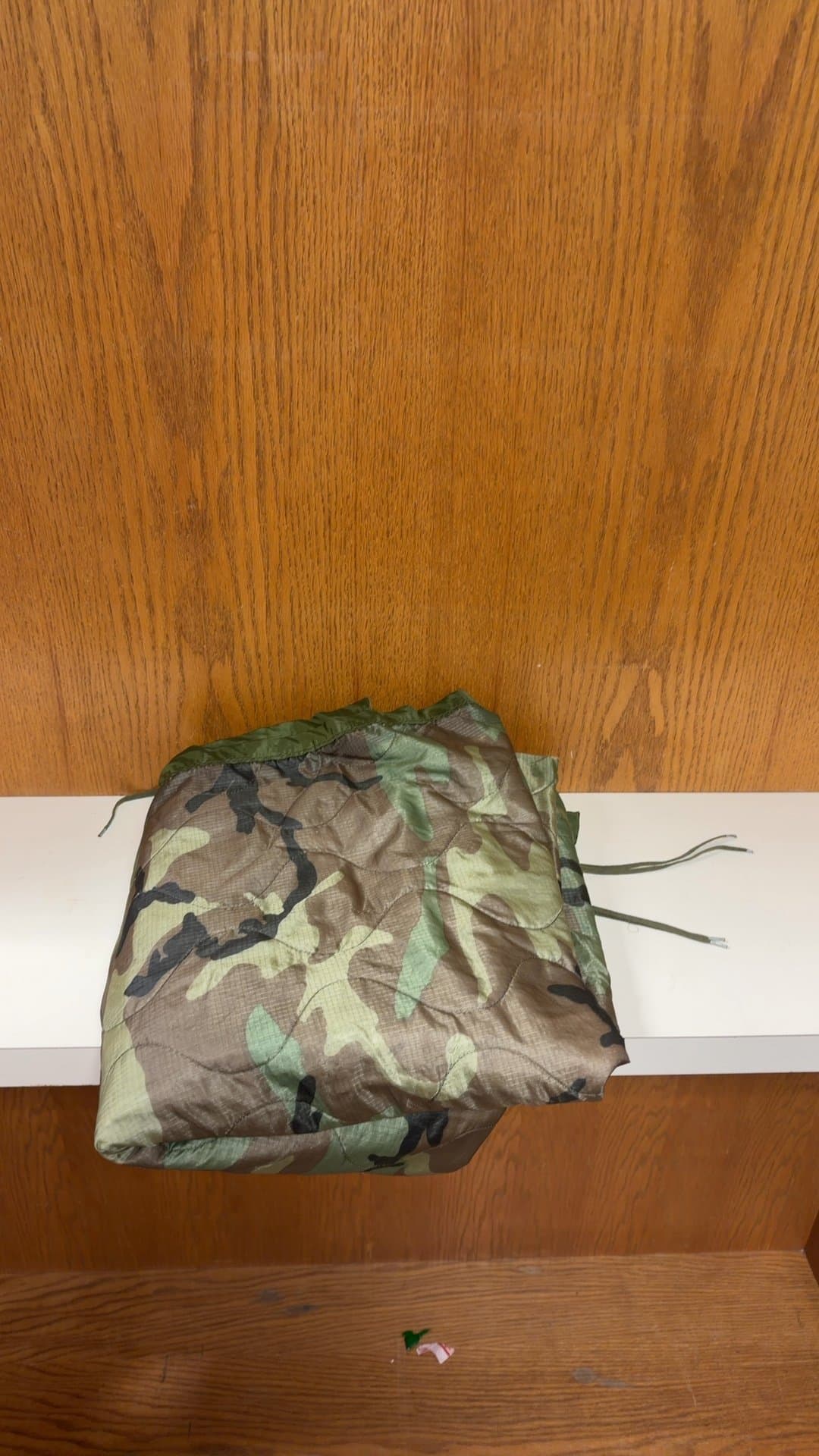 US Military Woodland Camo Poncho Liner (Woobie) - Image 1