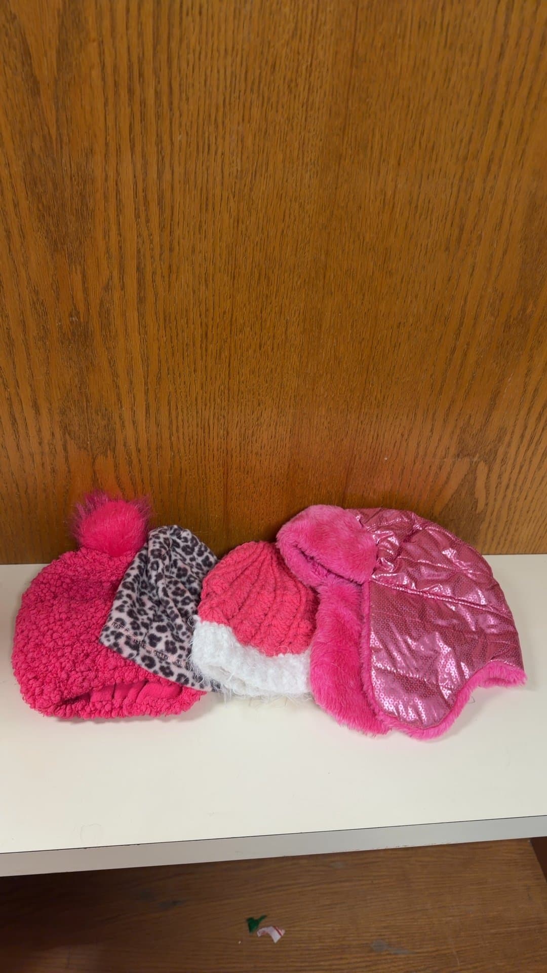 Girls Assorted Winter Hats Lot of 4 - Image 1