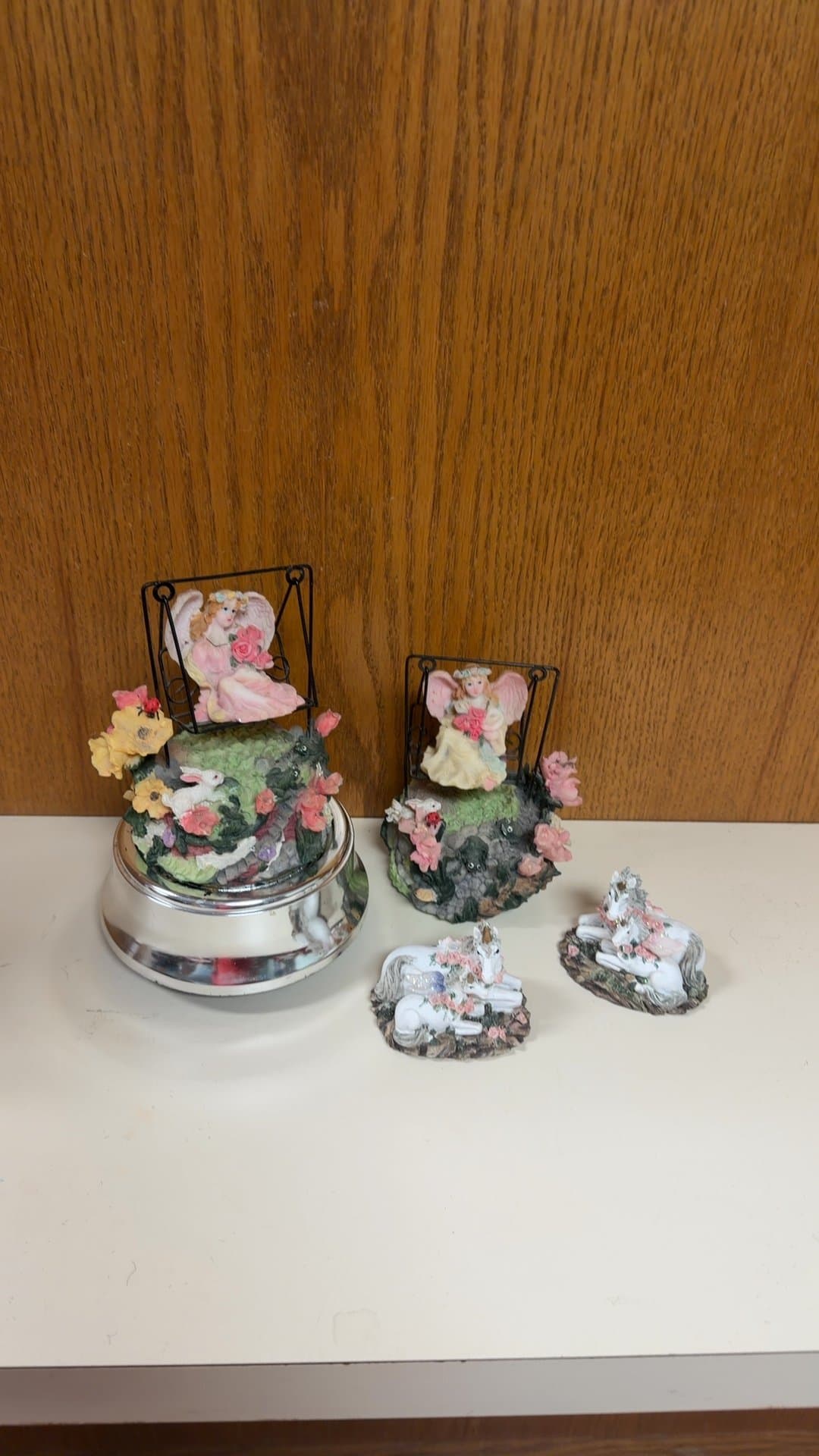 Angel and Unicorn Figurine Set - Image 1