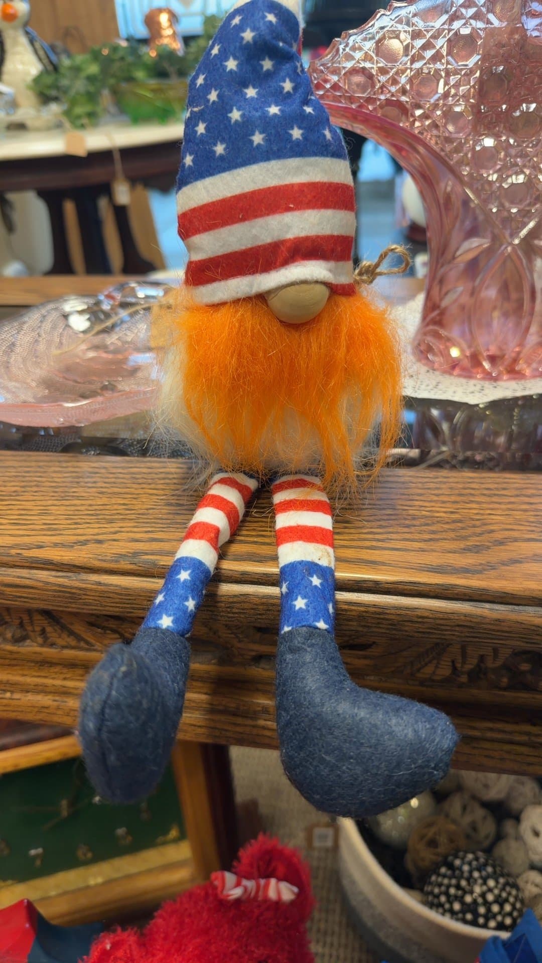 Patriotic Gnome Plush Toy - Image 1