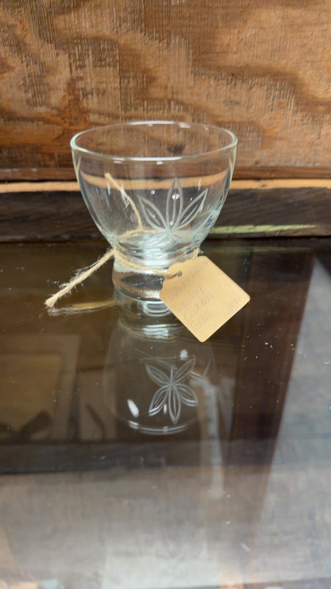 Vintage Old Fashioned Whiskey Cocktail Glass - Image 1