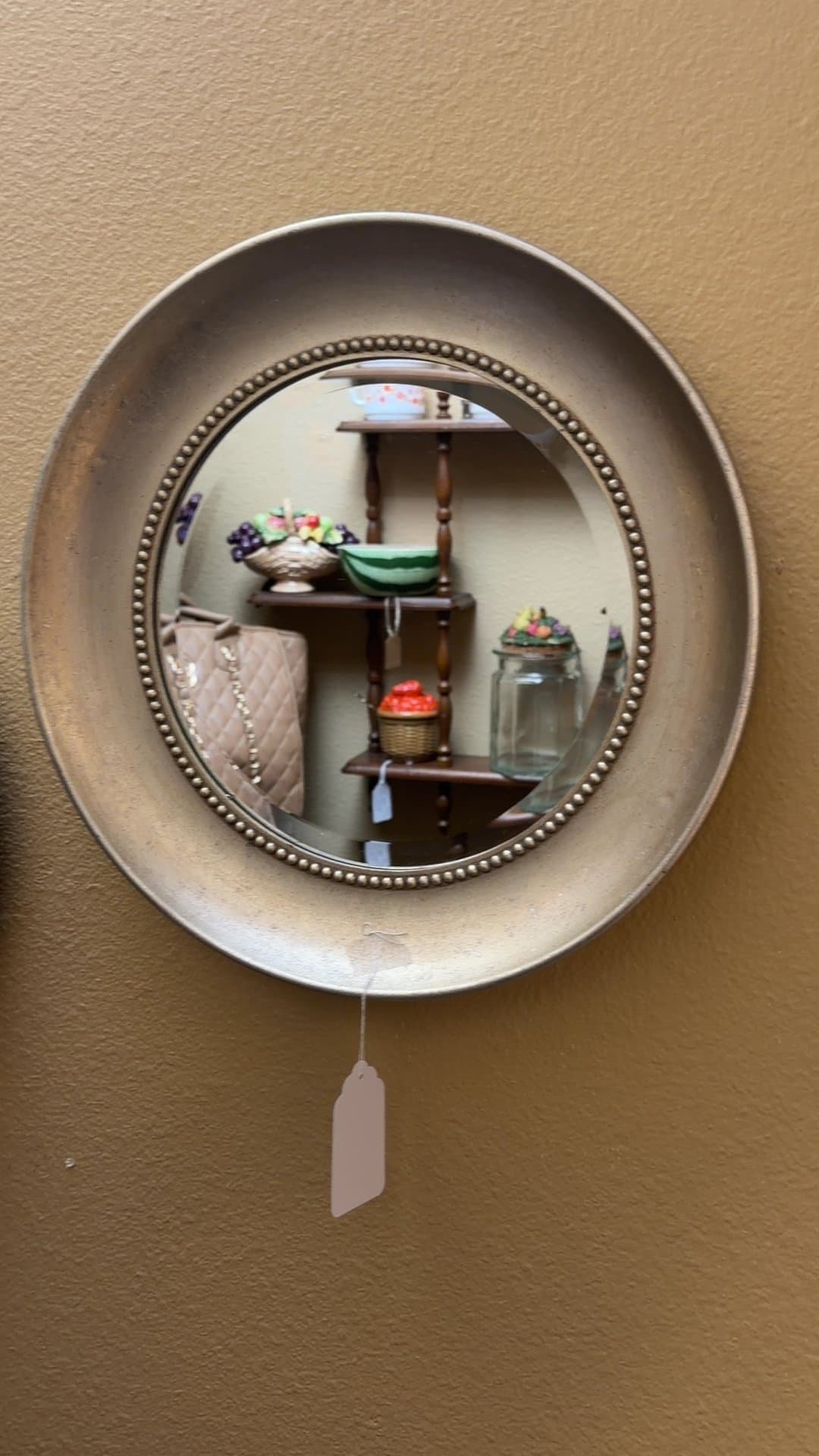 Round Decorative Wall Mirror - Image 1