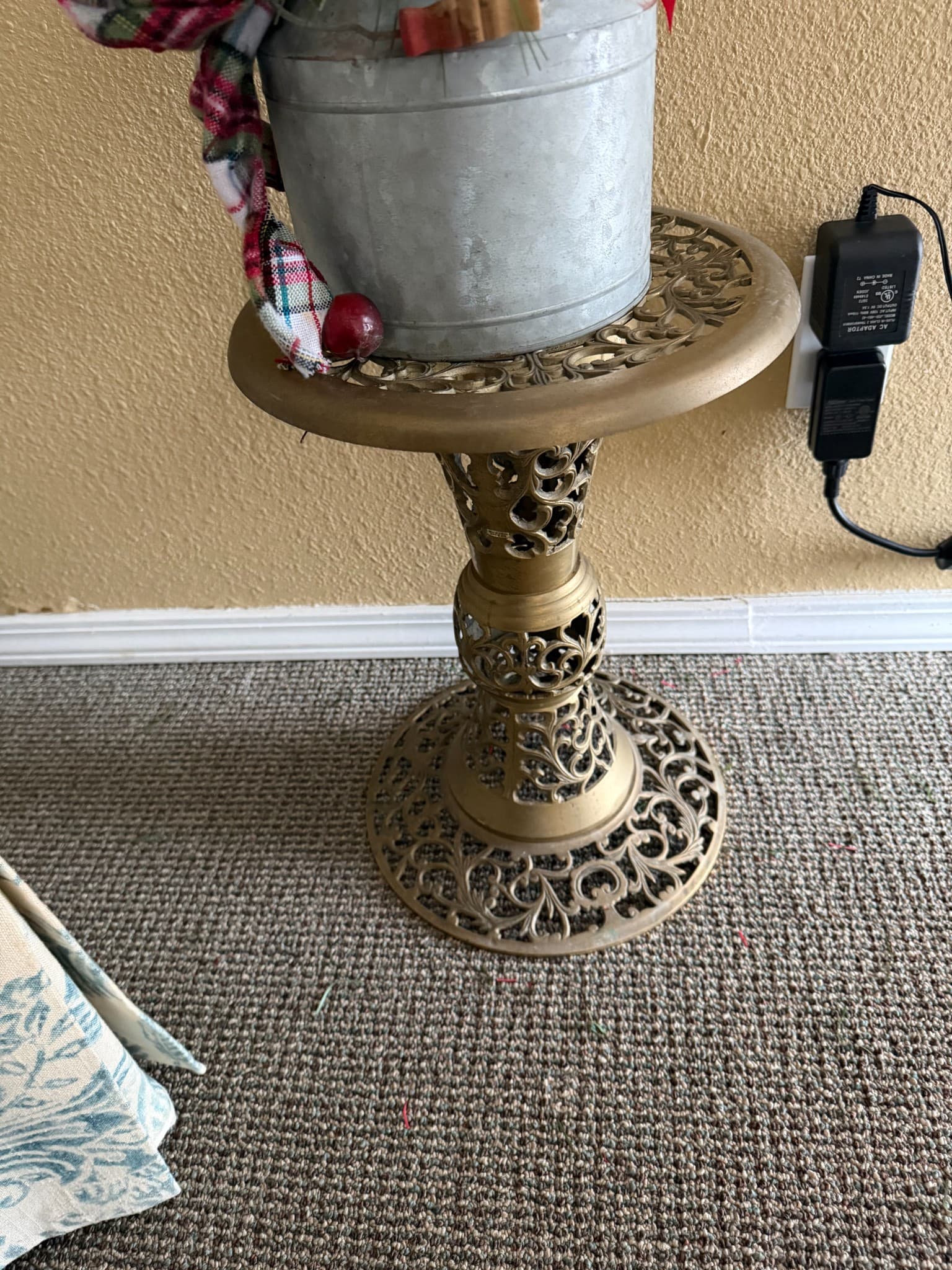 Ornate Metal Plant Stand