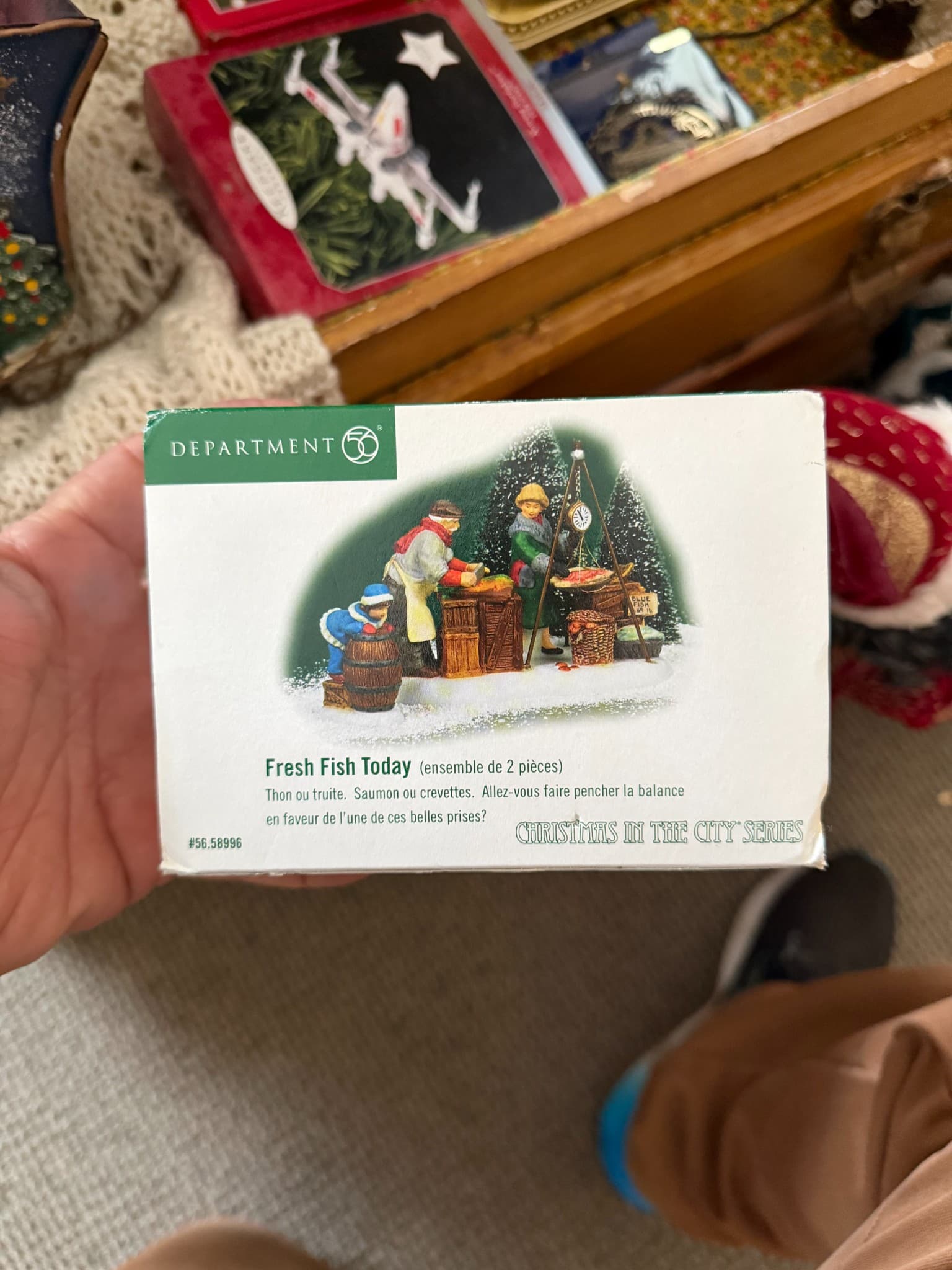 Department 56 Fresh Fish Today Figurine Set