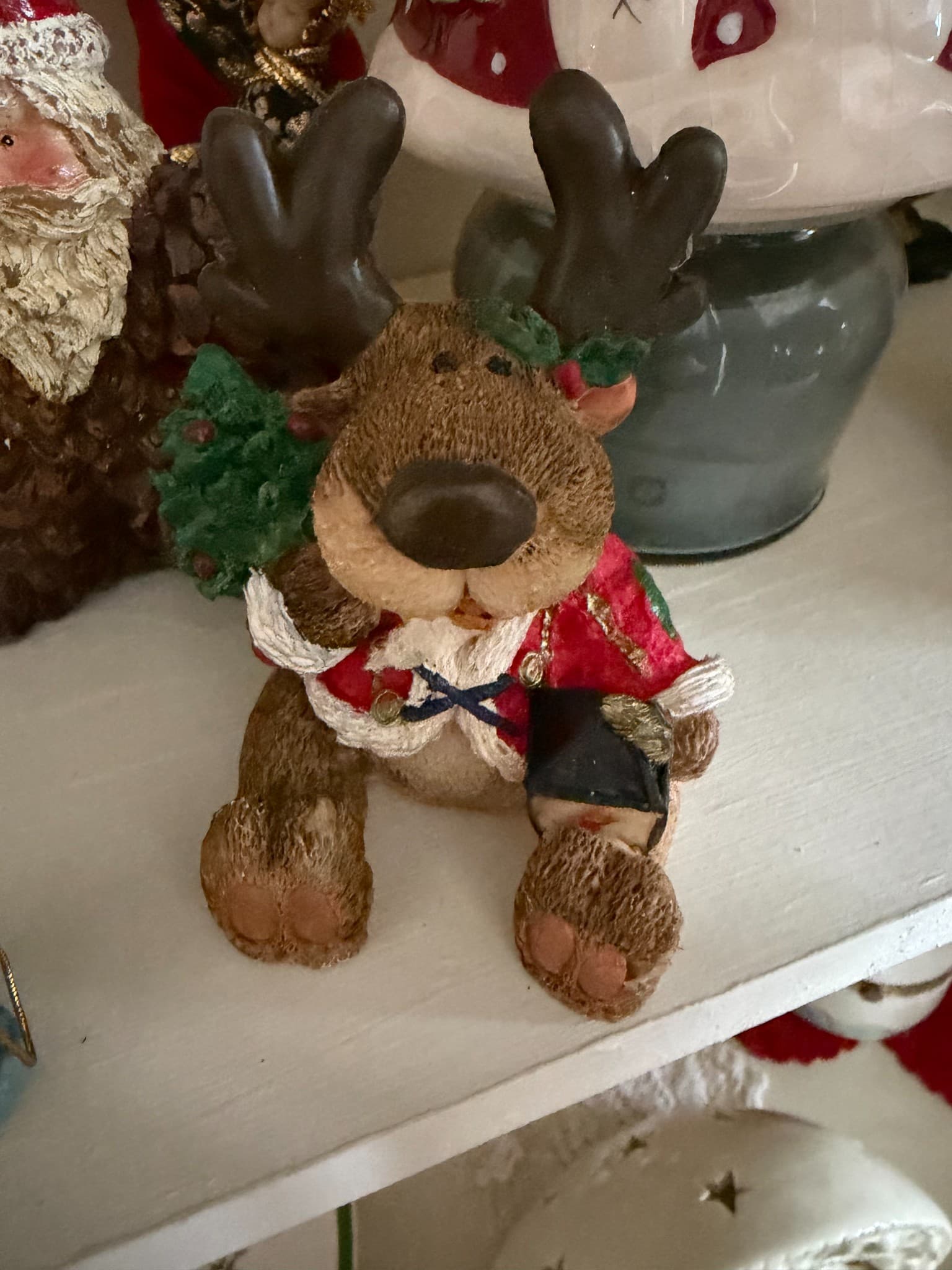 Christmas Reindeer Figurine