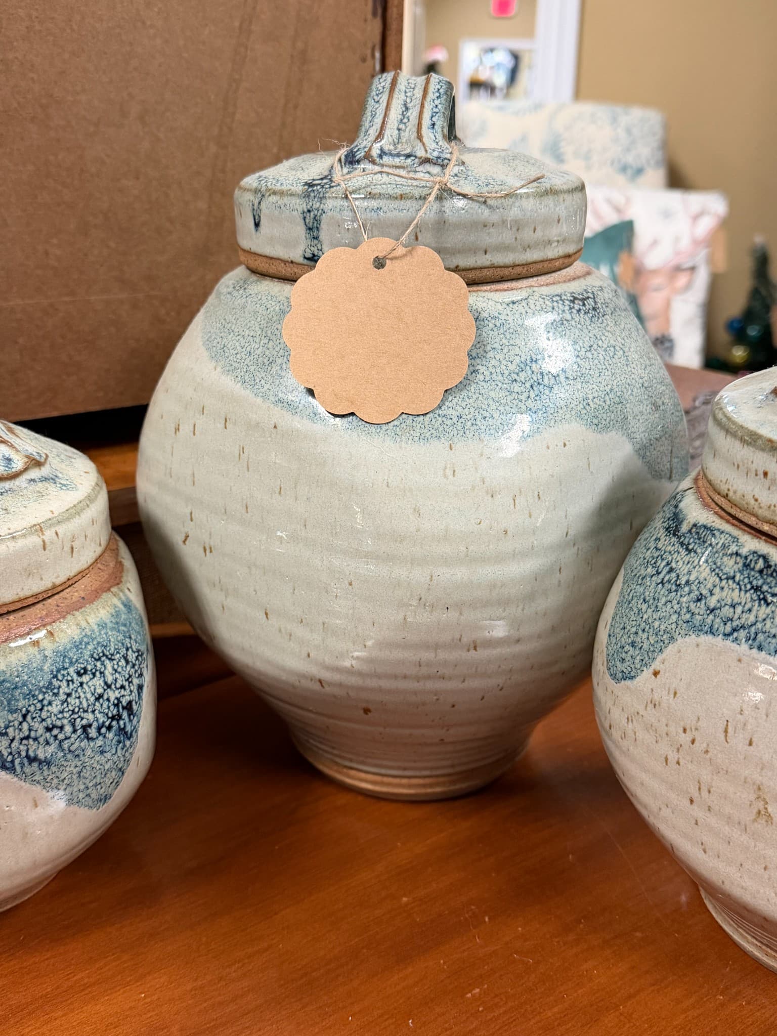 Handcrafted Ceramic Lidded Jars