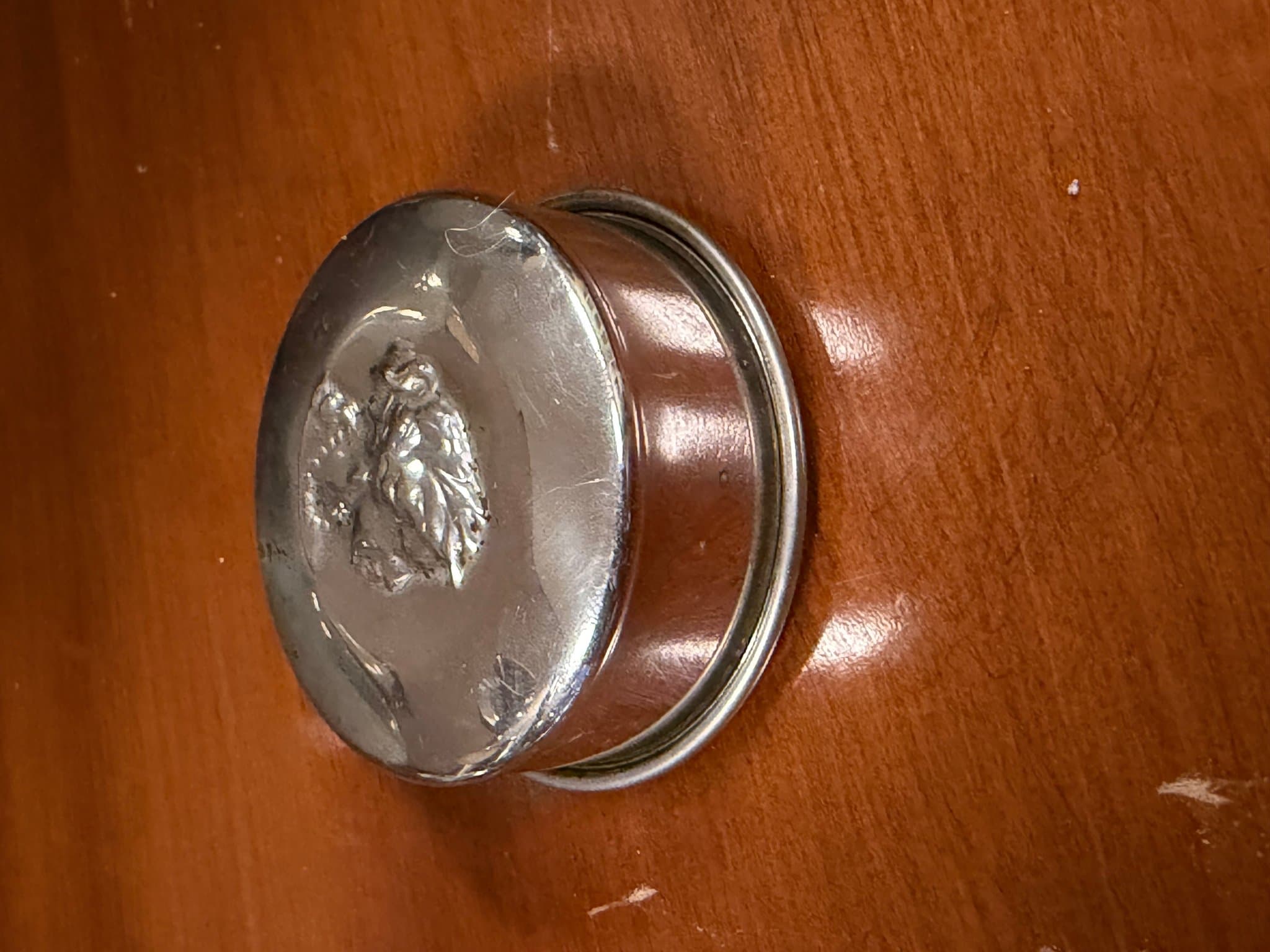 Vintage Silver Plated Trinket Box