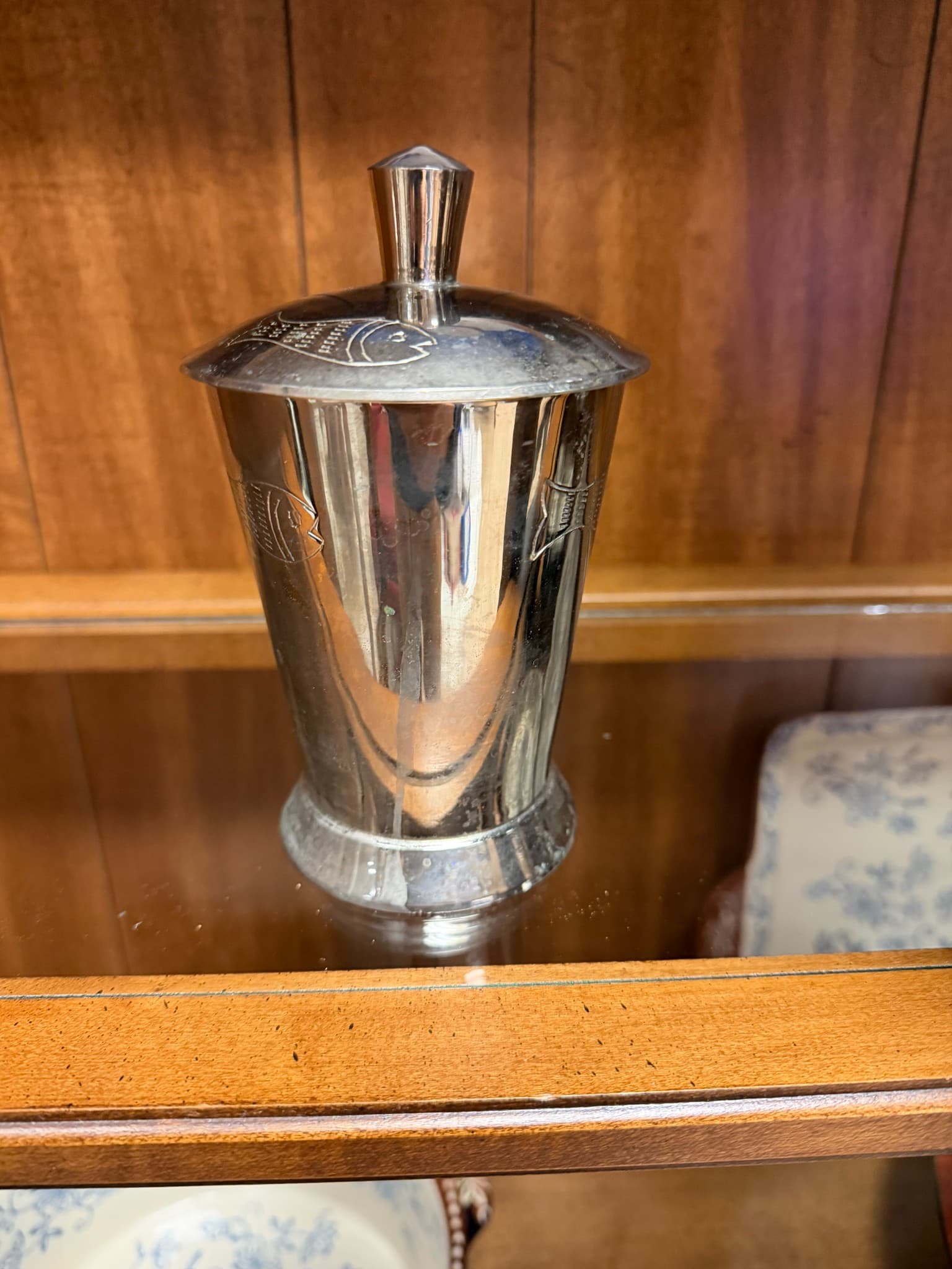 Vintage Silver Plated Decorative Lidded Container