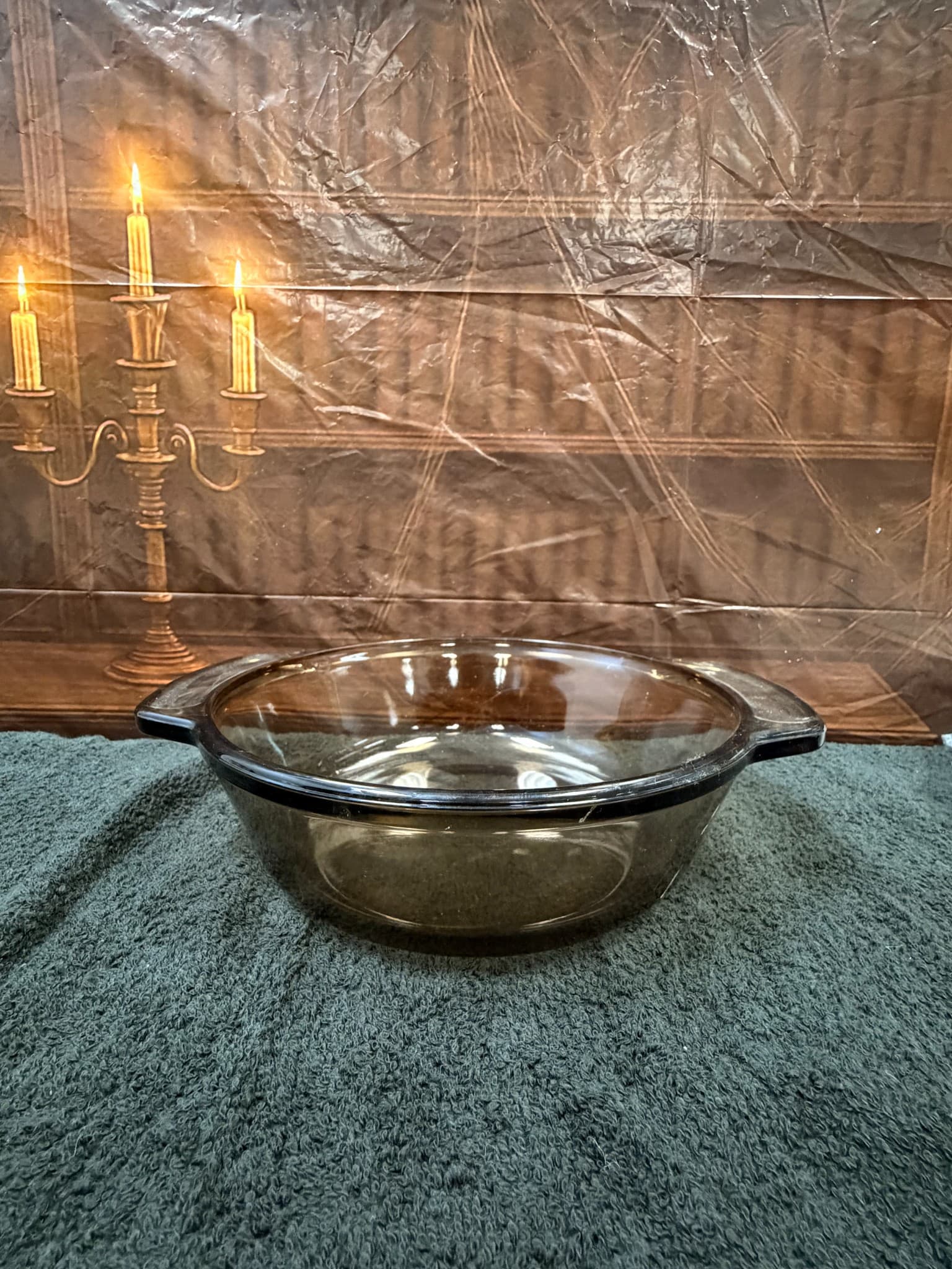 Anchor Hocking Amber Tint Glass Casserole Dish 1.5 Quart - Image 1