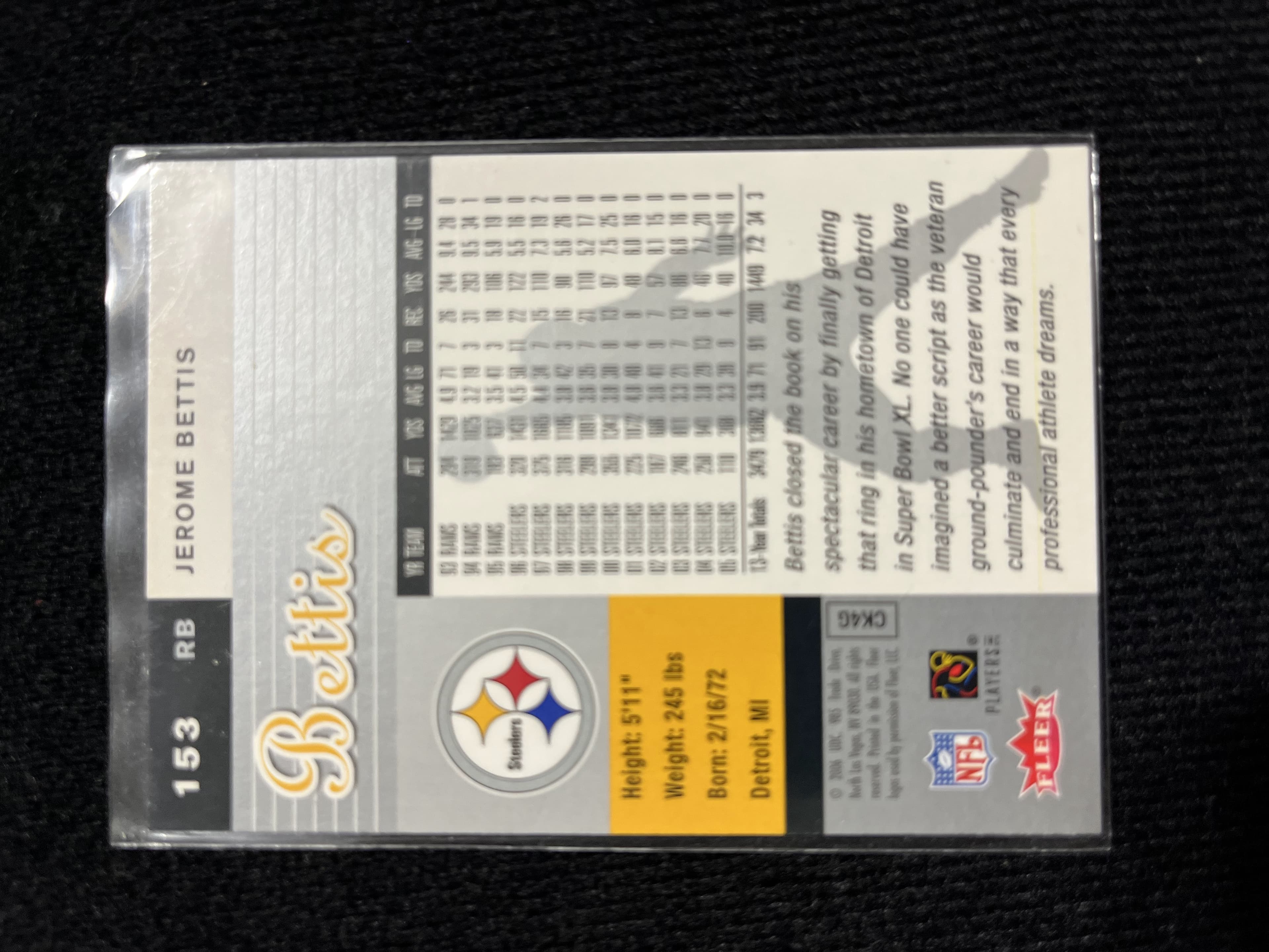 Fleer Ultra Jerome Bettis #153