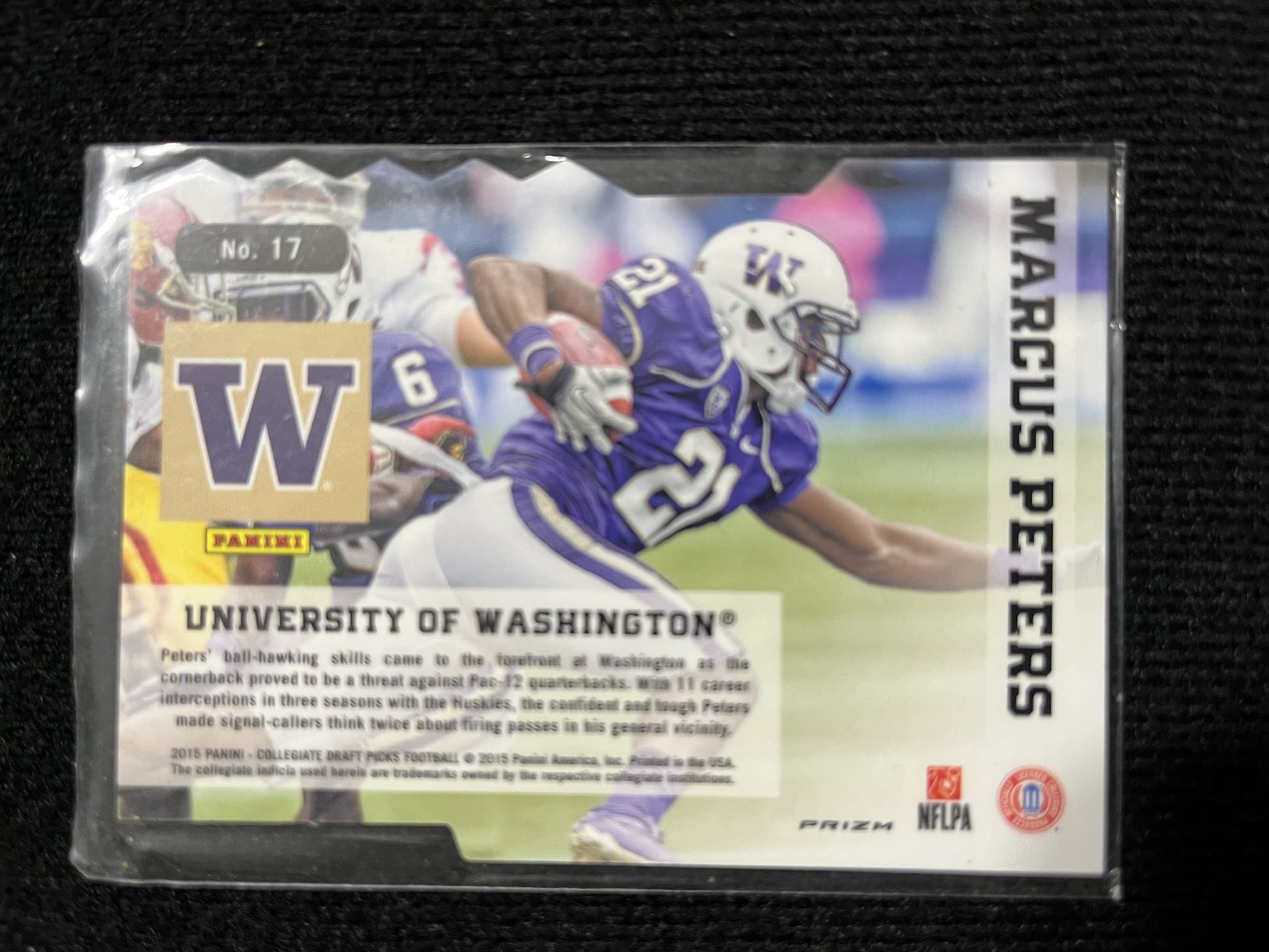 2015 Panini Marcus Peters #17 RC Prizm