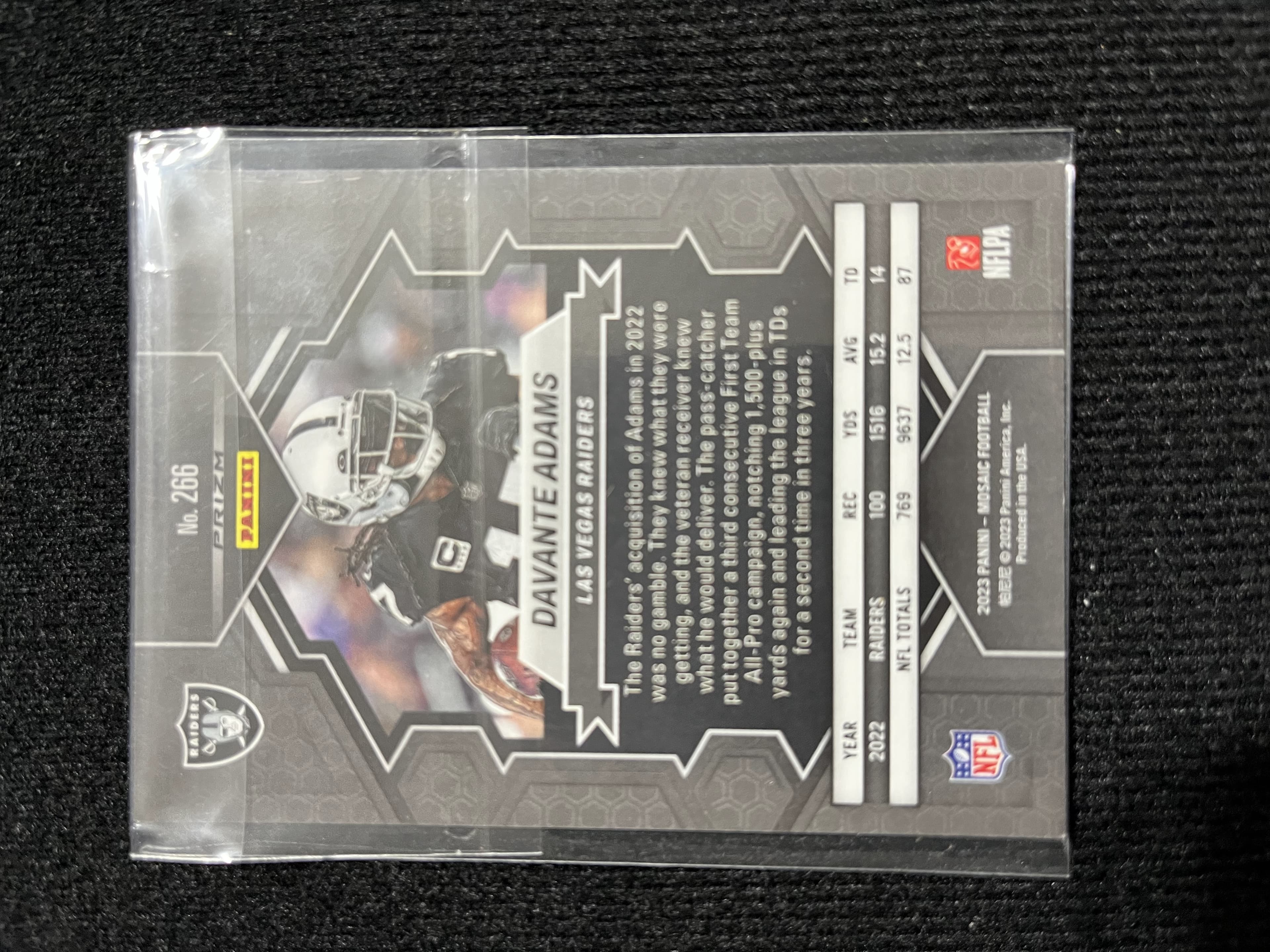 2022 Panini Davante Adams #266 Pink Prizm