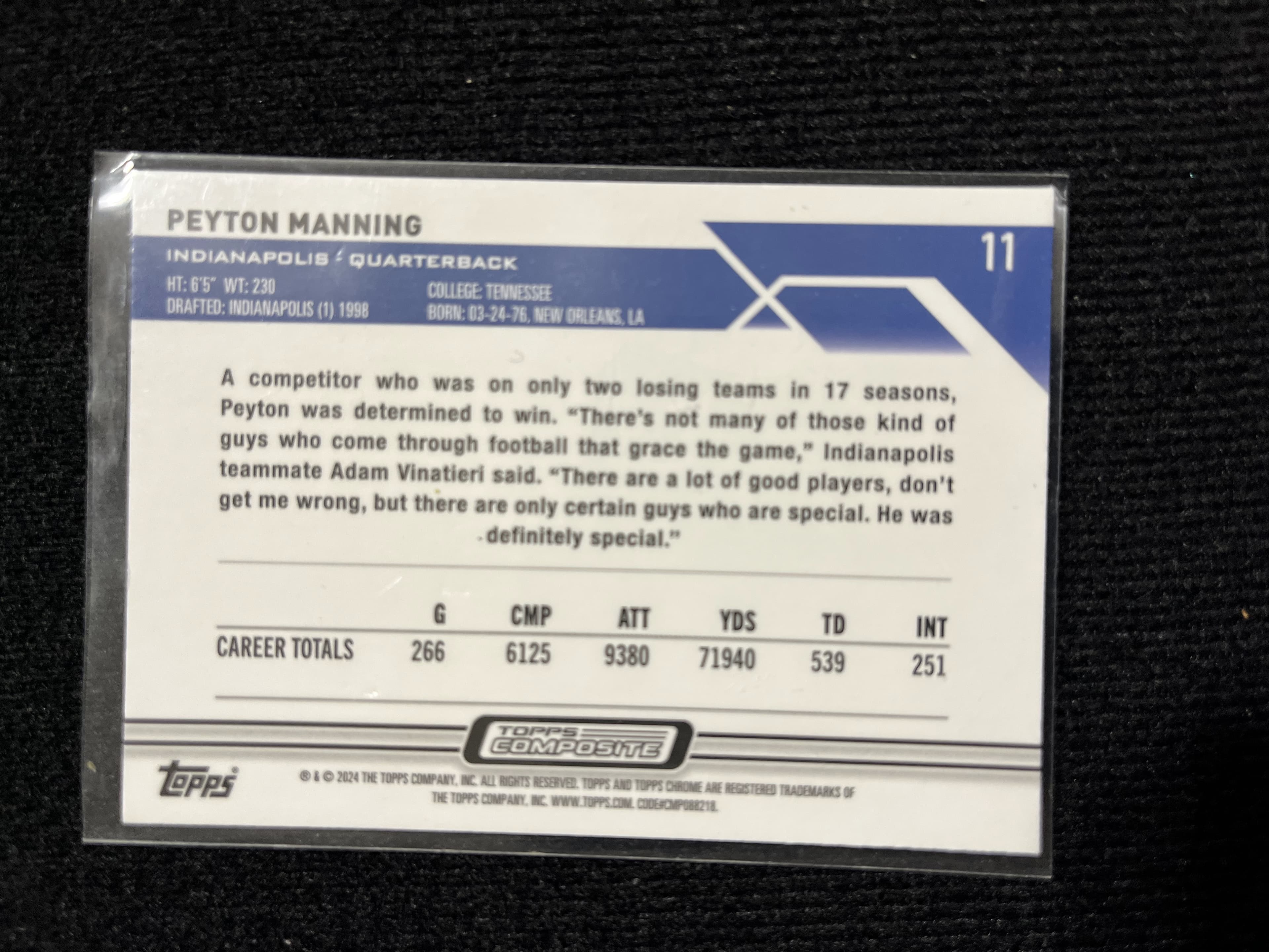 2024 Topps Peyton Manning #11