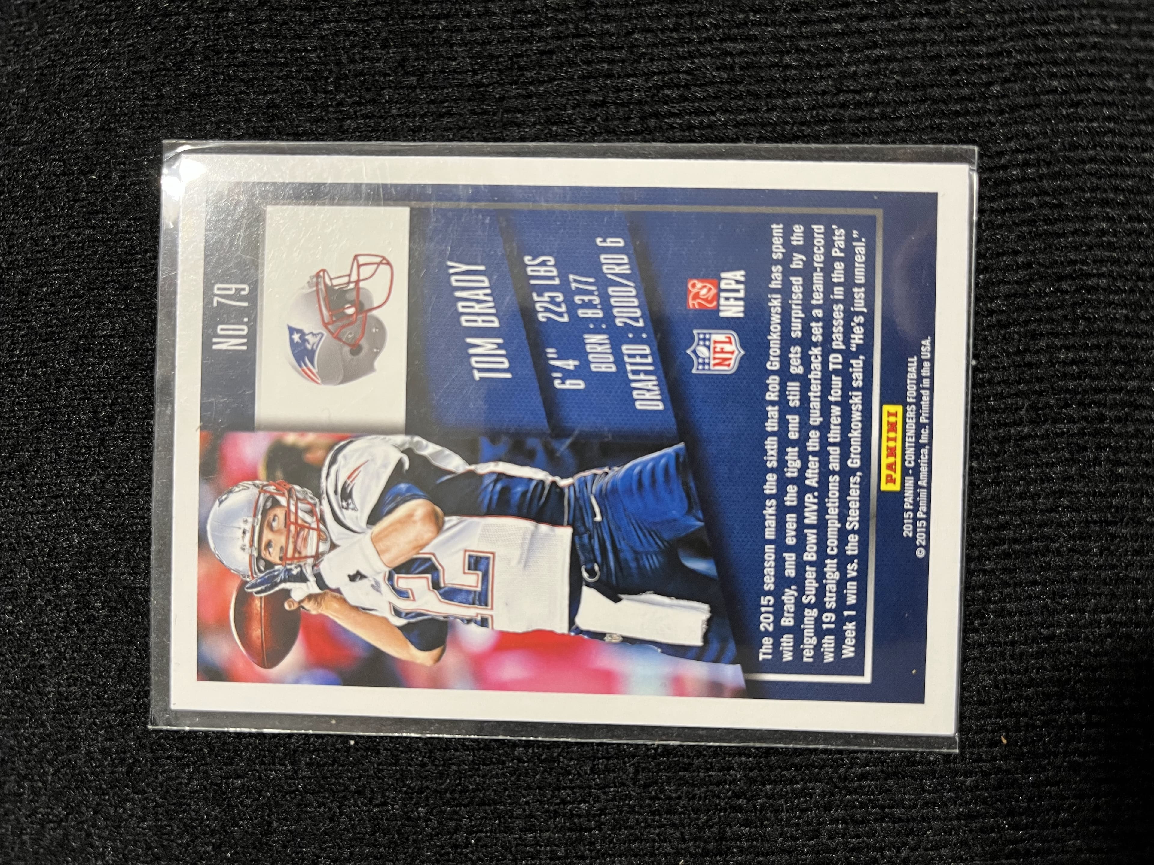 2015 Panini Contenders Tom Brady #79